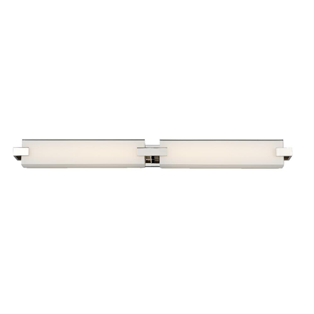 dweLED Bliss 36-in 1-Light Polished Nickel LED Modern/Contemporary ...