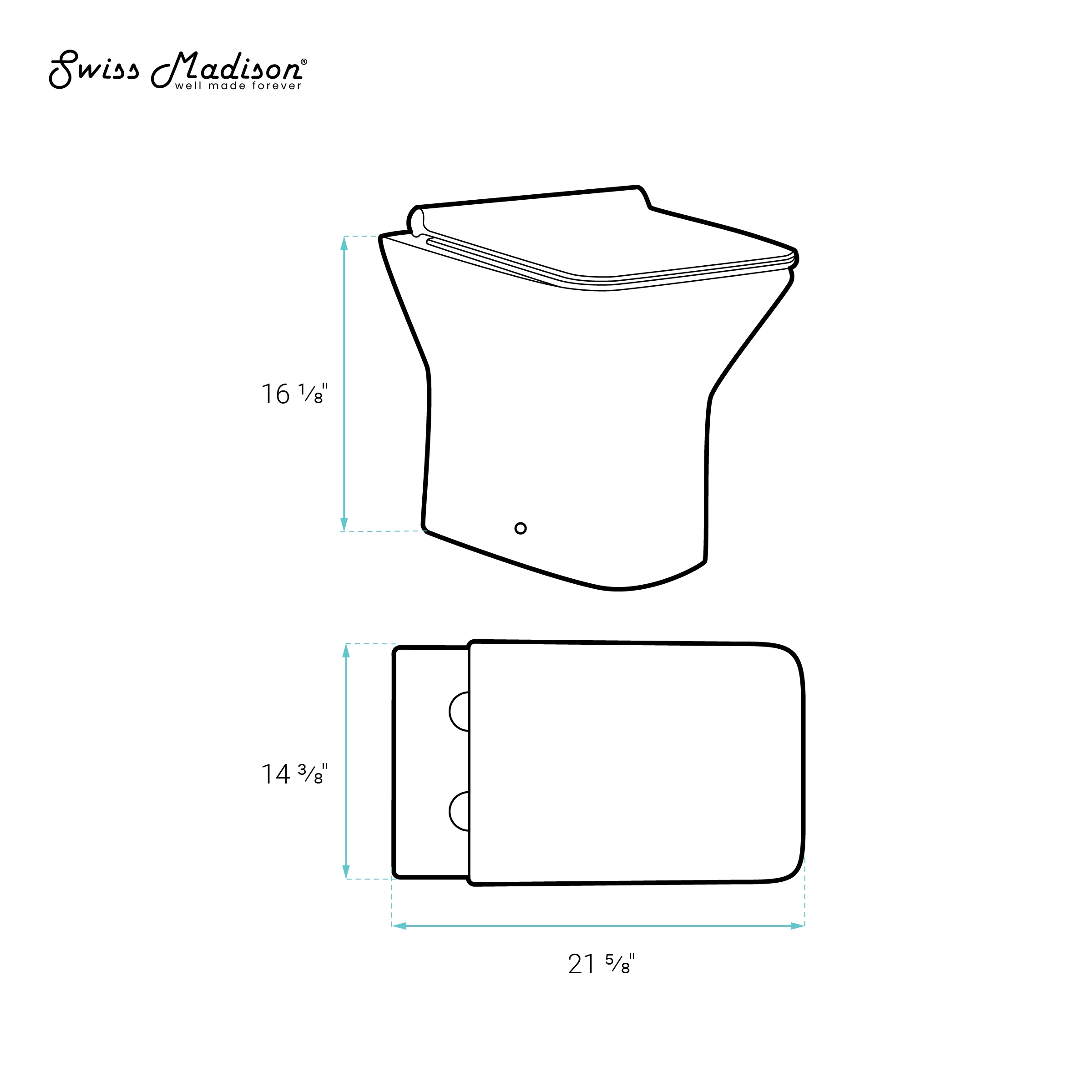 Swiss Madison SM-25-BFCHR05WH Toilet-Bowls - View #6
