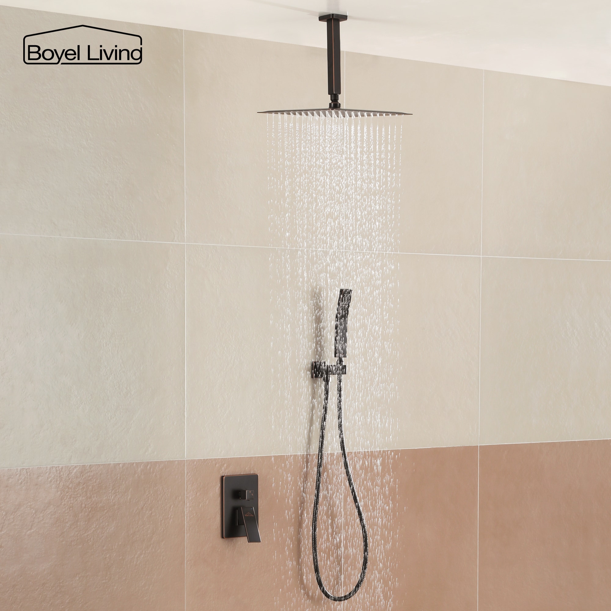 Clihome MS-A3806-12ORB Showerhead-Bar-Panels - View #3