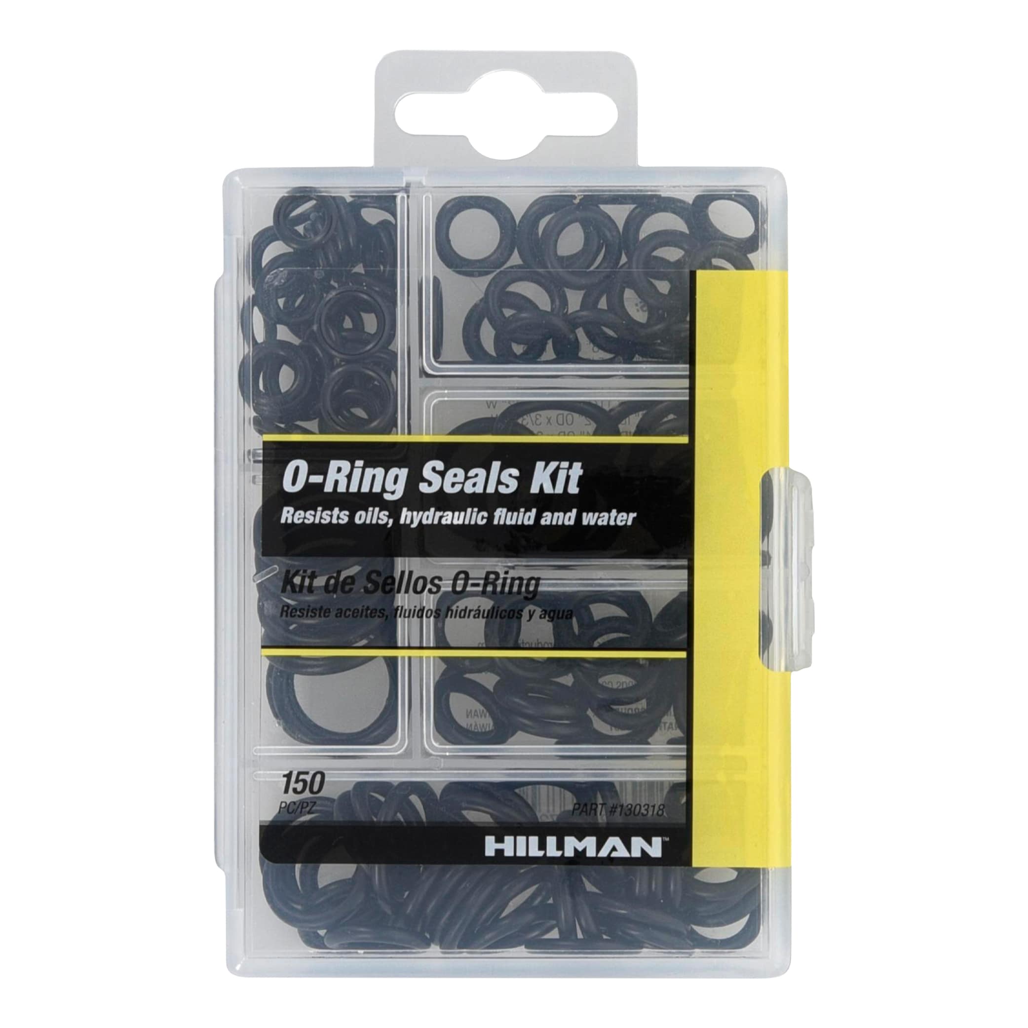 Hillman 1/4 in. External Retaining Ring (10-Pack), Blacks