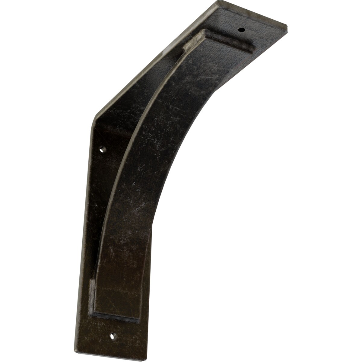 Ekena Millwork BKTM03X10X10MOAWS Morris Morris 10-in x 3-in x 10-in Gray Steel Mounting bracket