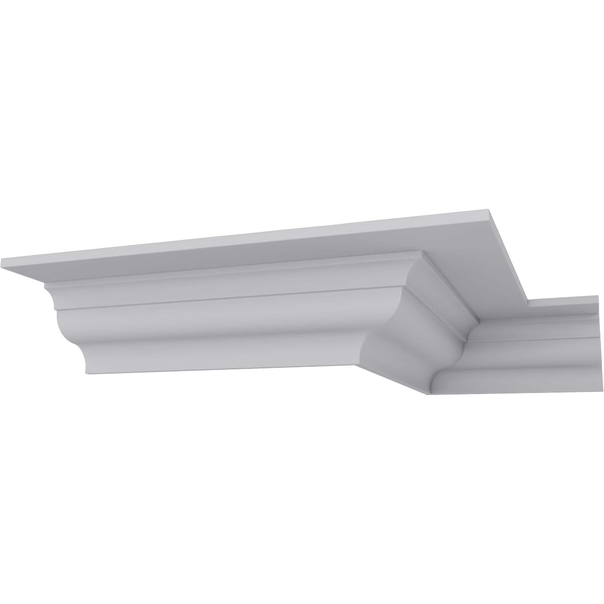 Primed Polyurethane Crown Moulding 94.5" Length