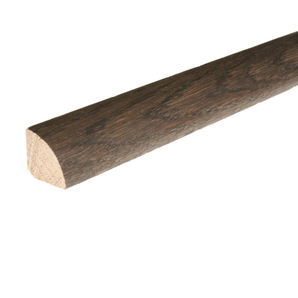 Flexco 778726 Quarter Round Espresso 0.75-in T x 0.75-in W x 78-in L Solid wood Quarter round