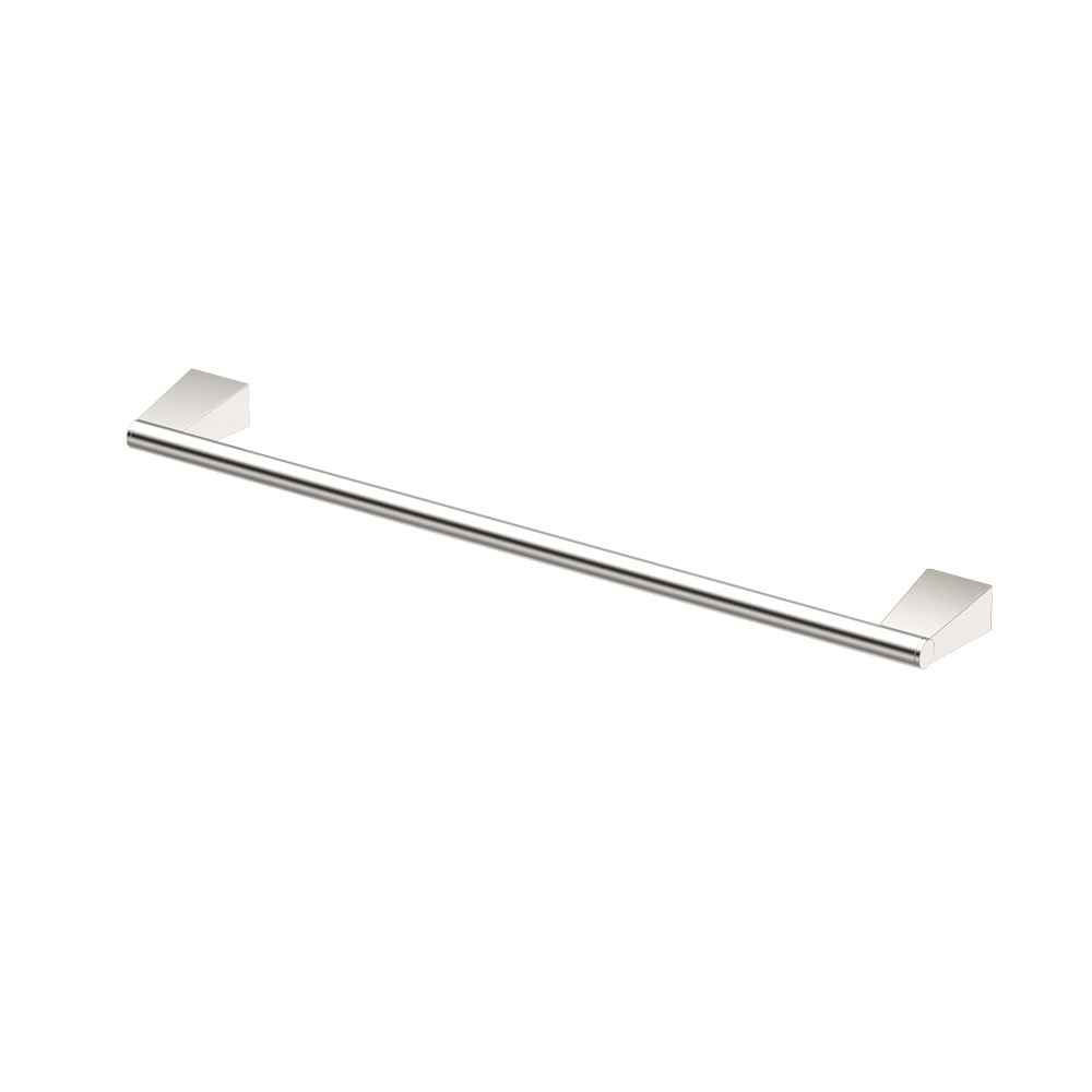 Gatco 4731 Bleu 18-in Satin nickel Wall mount Single Towel Bar