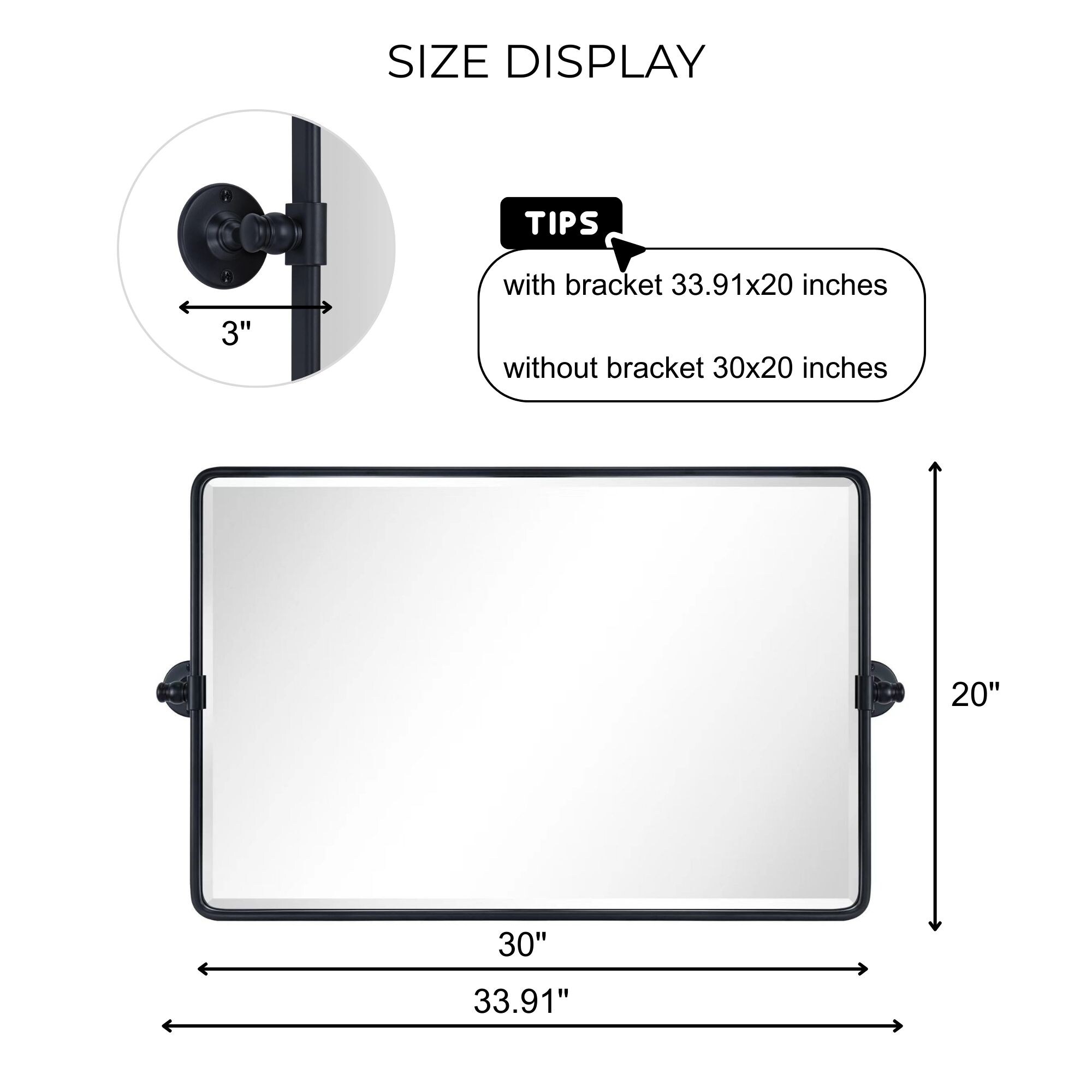 TEHOME GC-00326 Framed-Bath-Mirrors - View #8