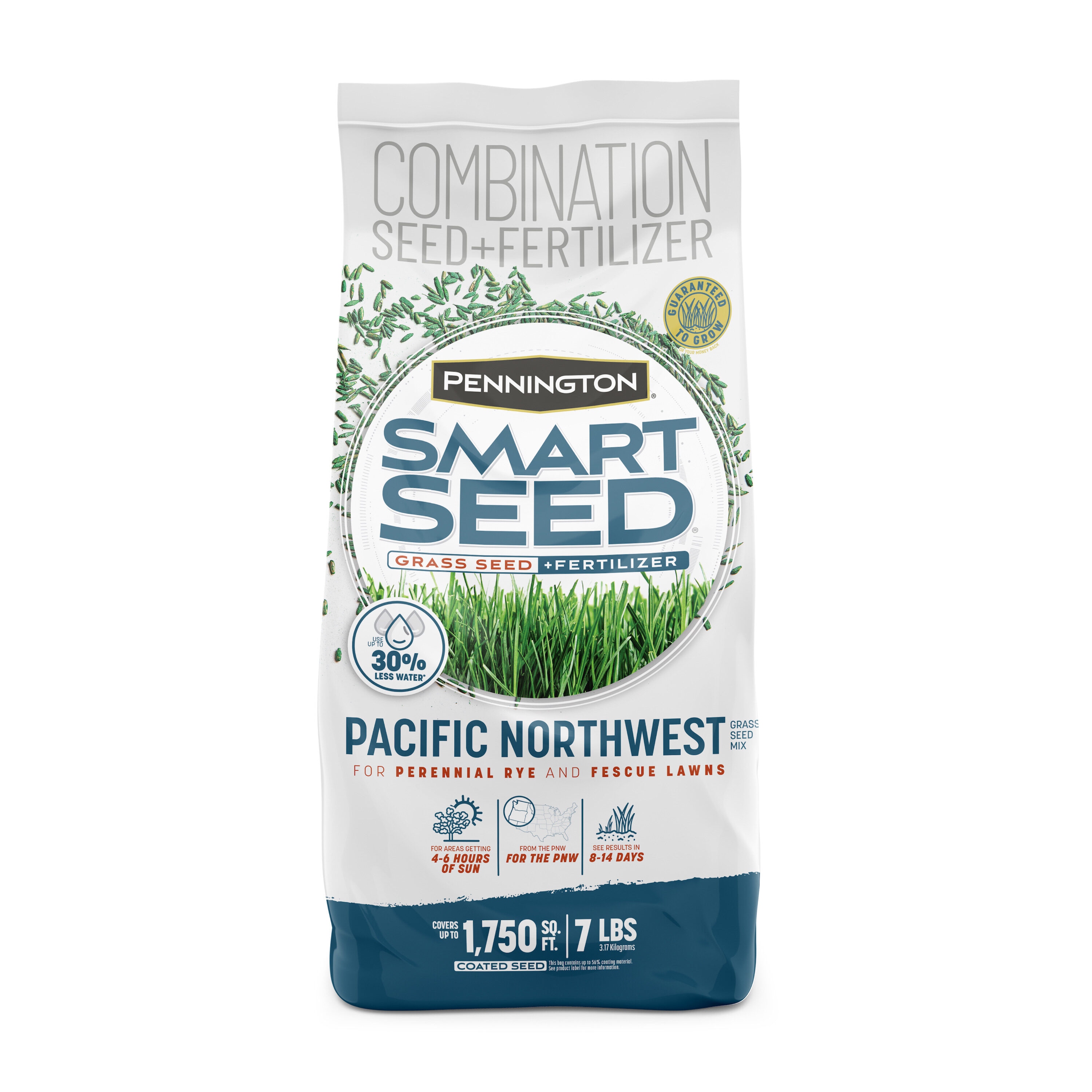 Pennington Smart Seed Pacific Northwest 7-lb Mixture/Blend Grass Seed ...