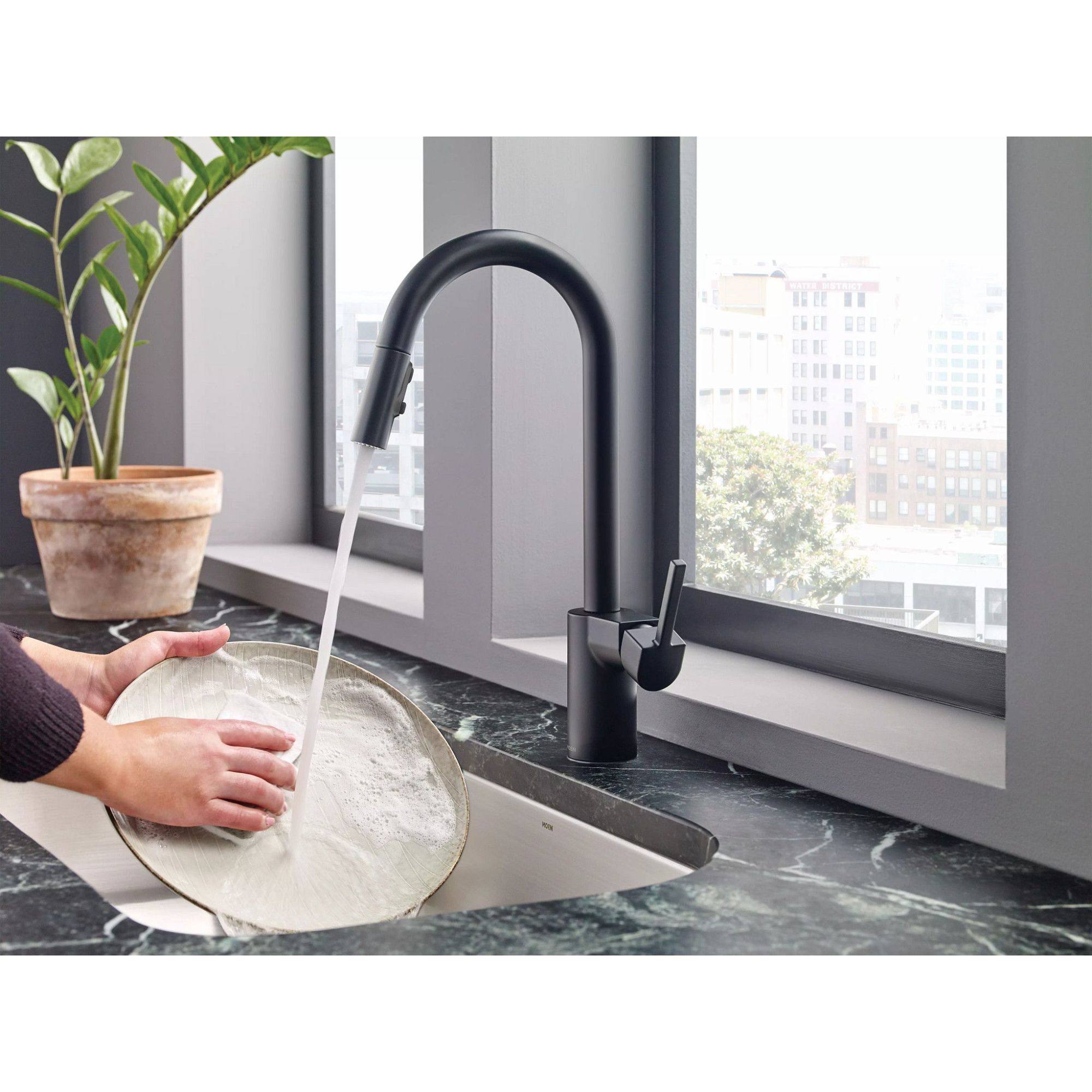 Moen 7565BL Kitchen-Faucets - View #3