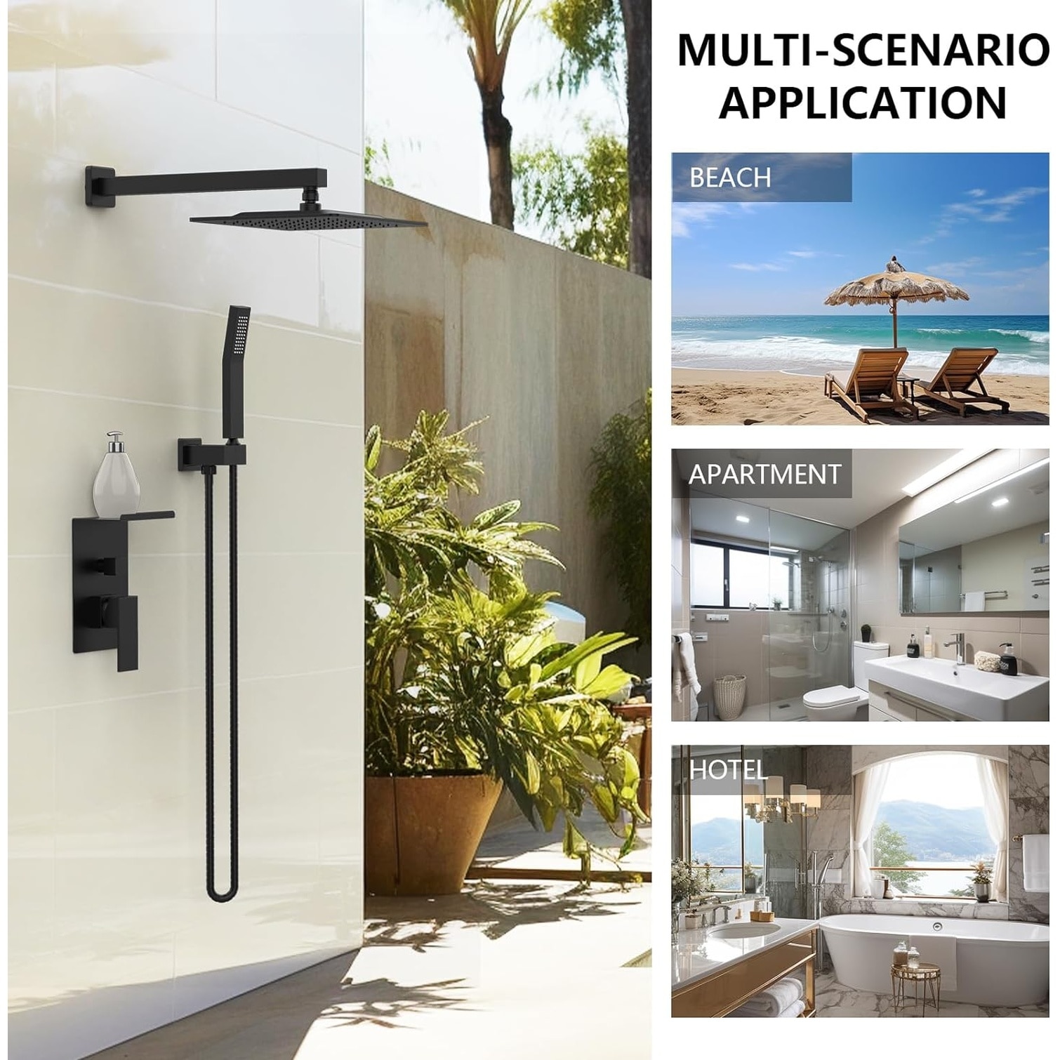 BBabe 16C5P2SBNERQ Fixed-Showerhead - View #5