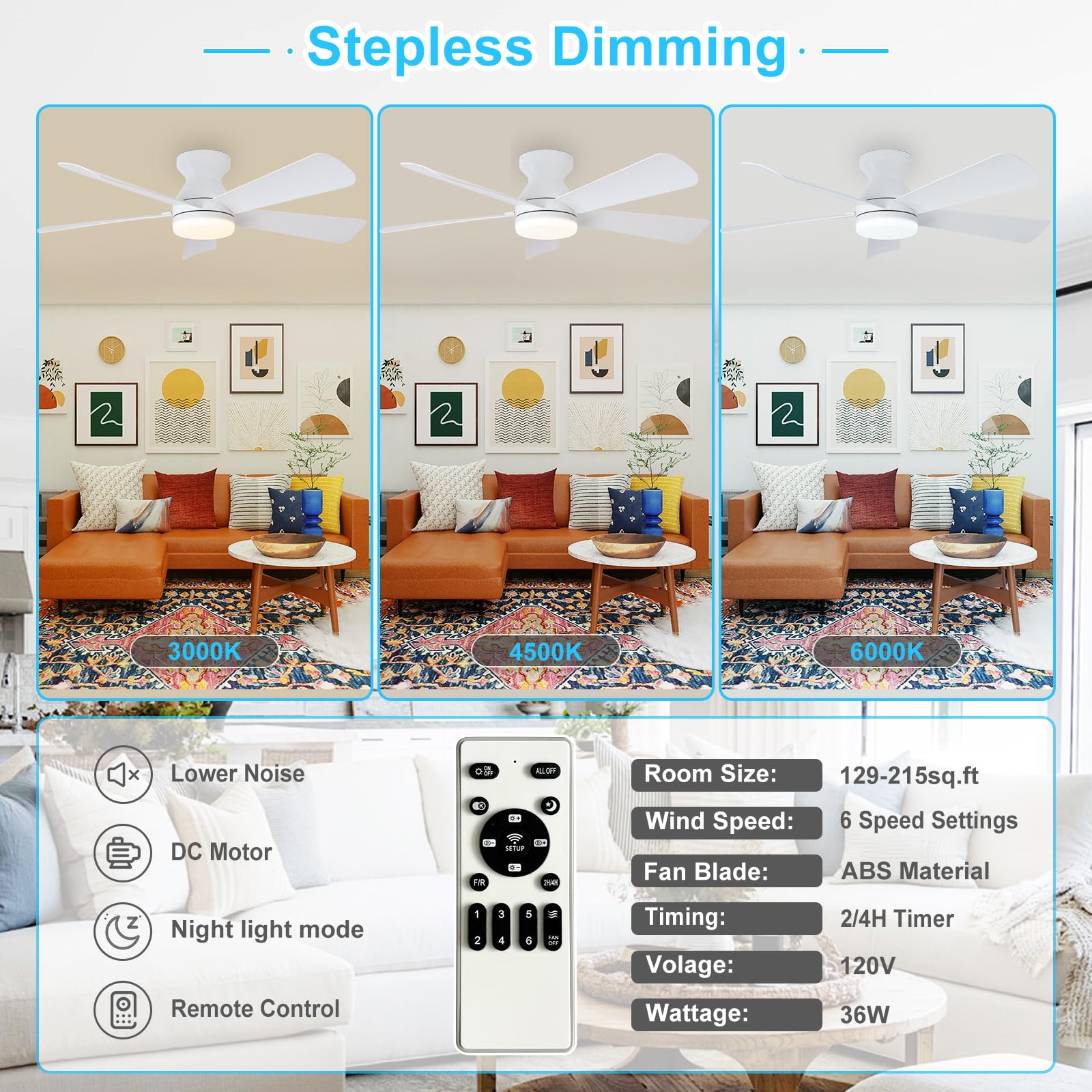 IUEST LIU0810R704 Ceiling-Fans - View #3