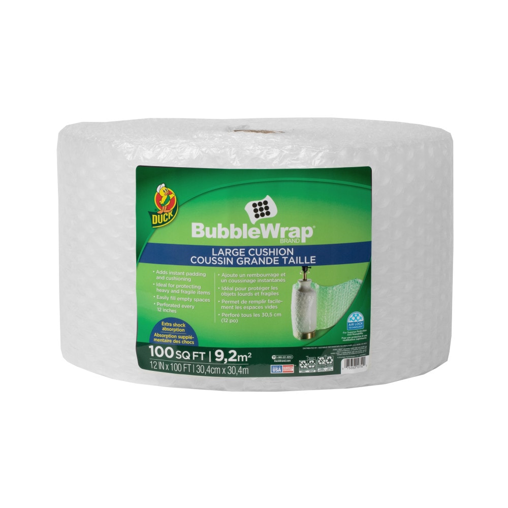 Sealed Air Bubble Wrap Cushioning Material 5/16 Thick 12 X 100