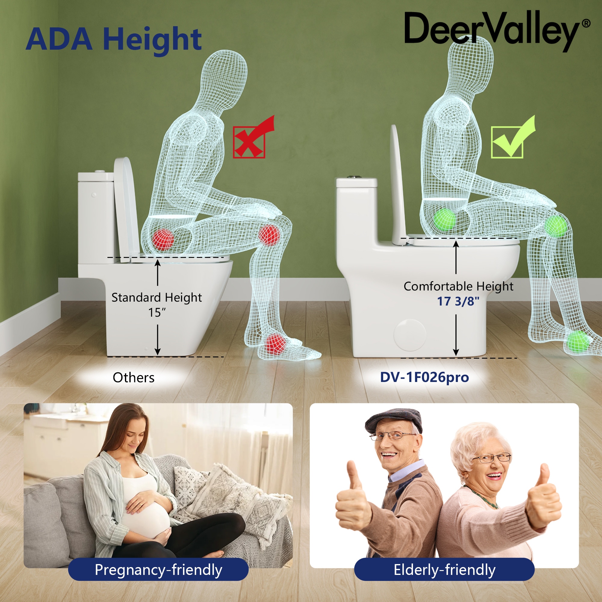 DeerValley DV-1F026PRO toilets - Thumbnail View #2