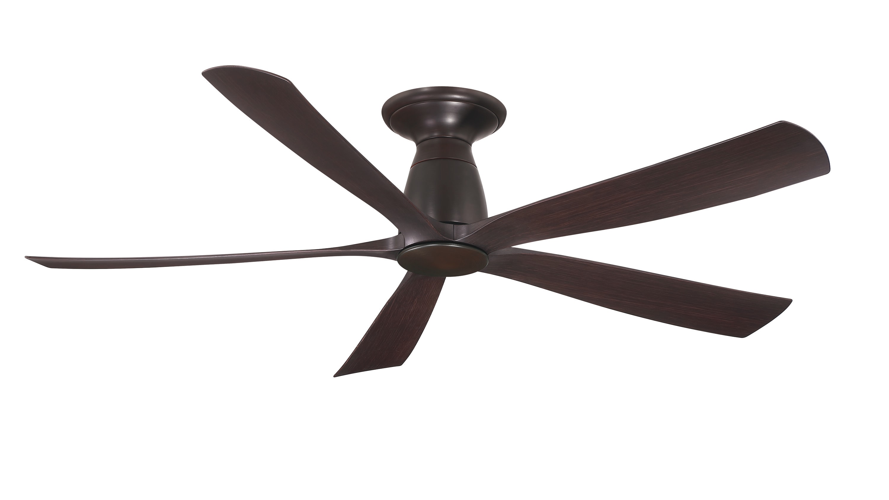 Fanimation Kute5 52-in Brushed Satin Brass with Matte White Blades Color-changing Integrated LED Indoor/Outdoor Smart Ceiling Fan with Light and Remote (5-Blade) FPD5534BS-LK Sansujyuku sansujyuku.com