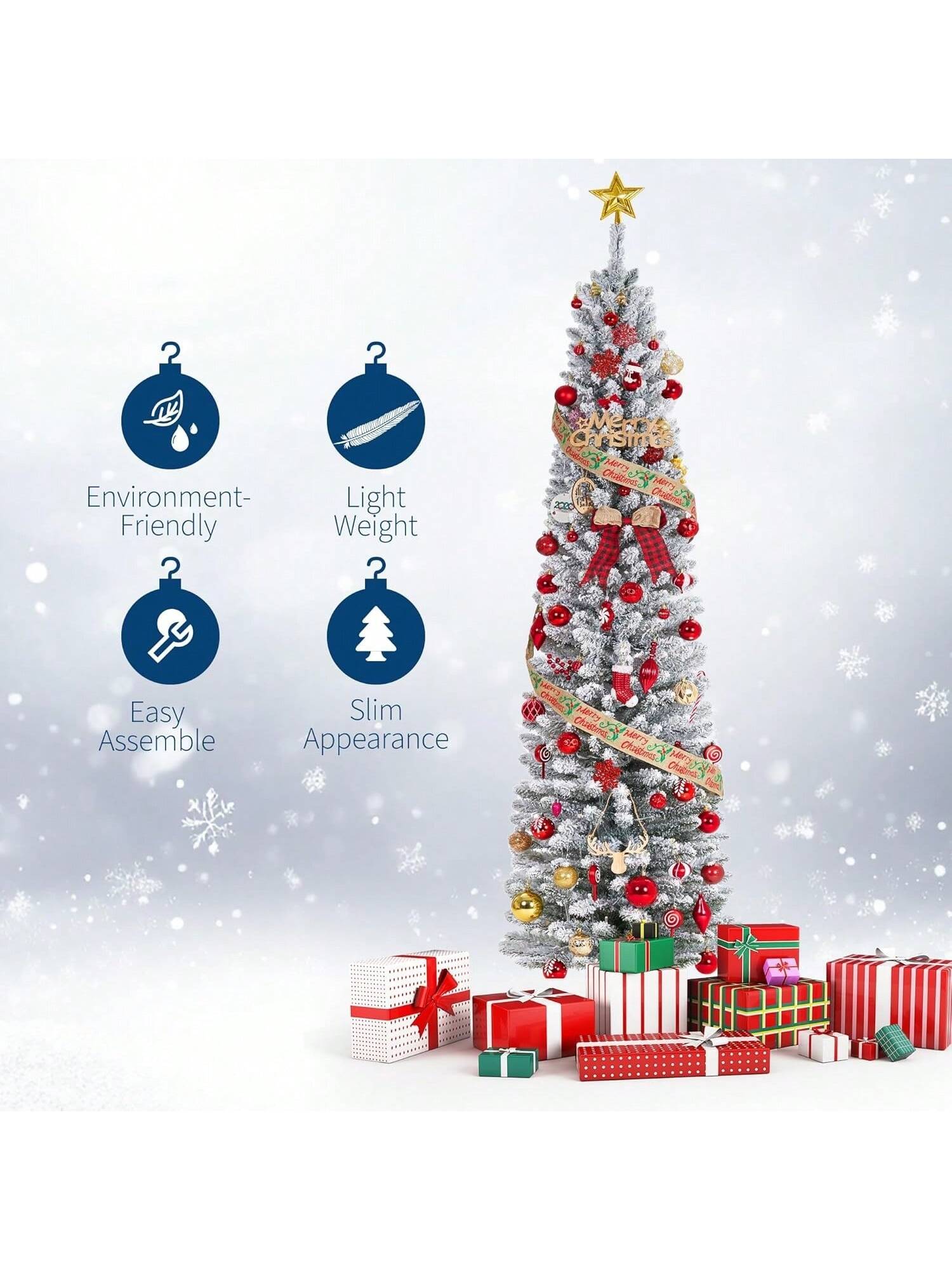 Qeetex BY-PHK-35JMCM7M Artificial-Christmas-Trees - View #4