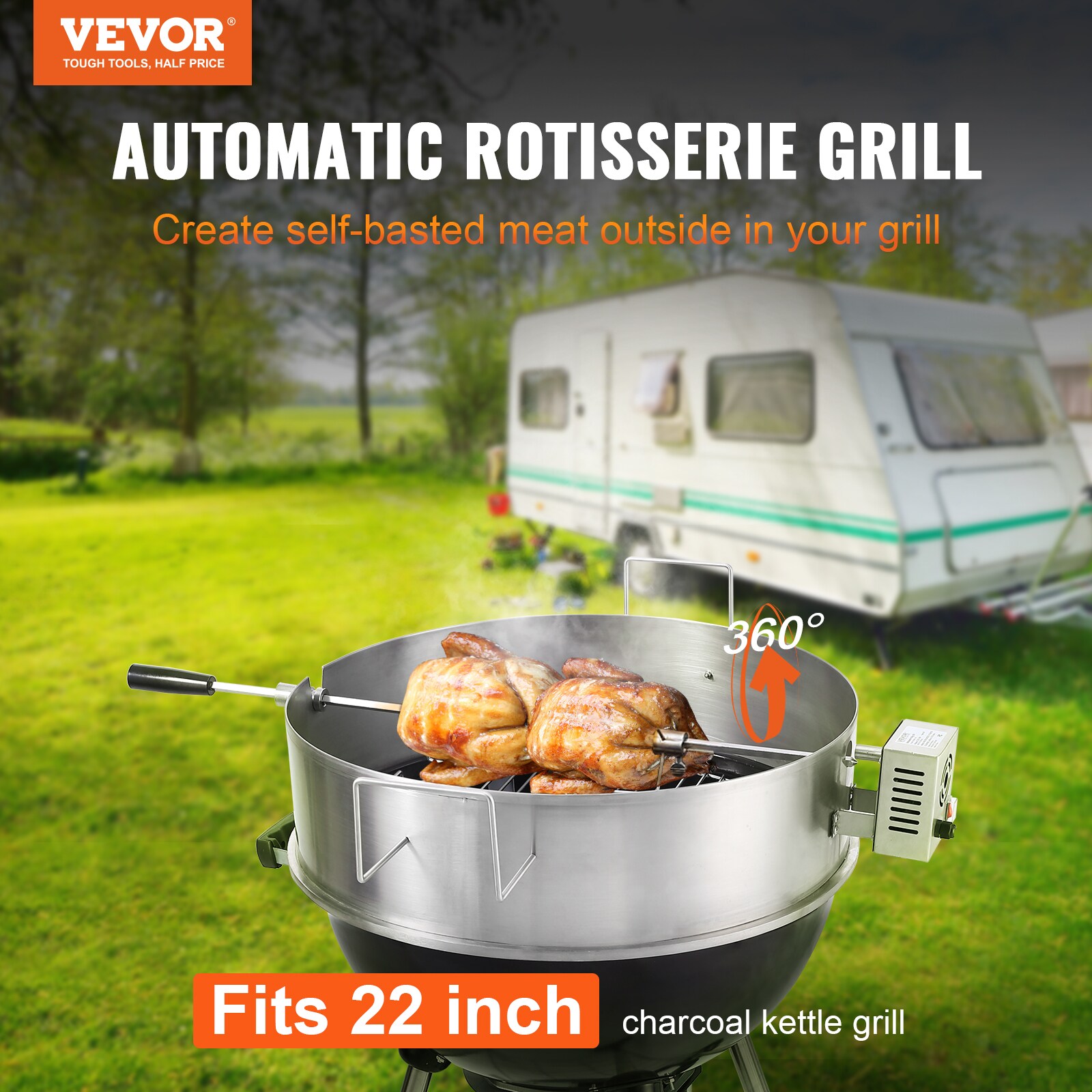 VEVOR YXDGKC2259W26TQN8V1 Grill-Rotisseries - View #3