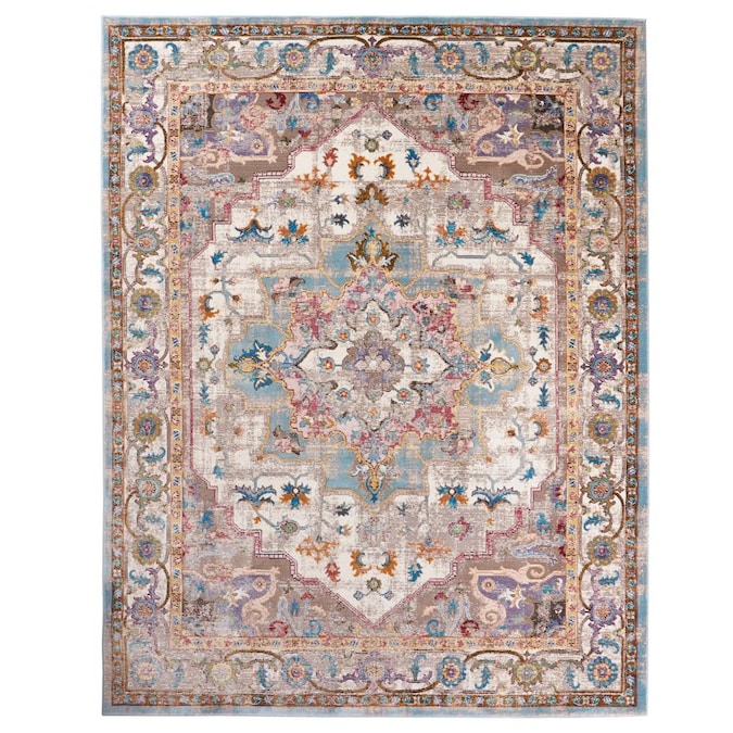 Ivory Medallion Area Rug In The Rugs, Area Rugs Under 100