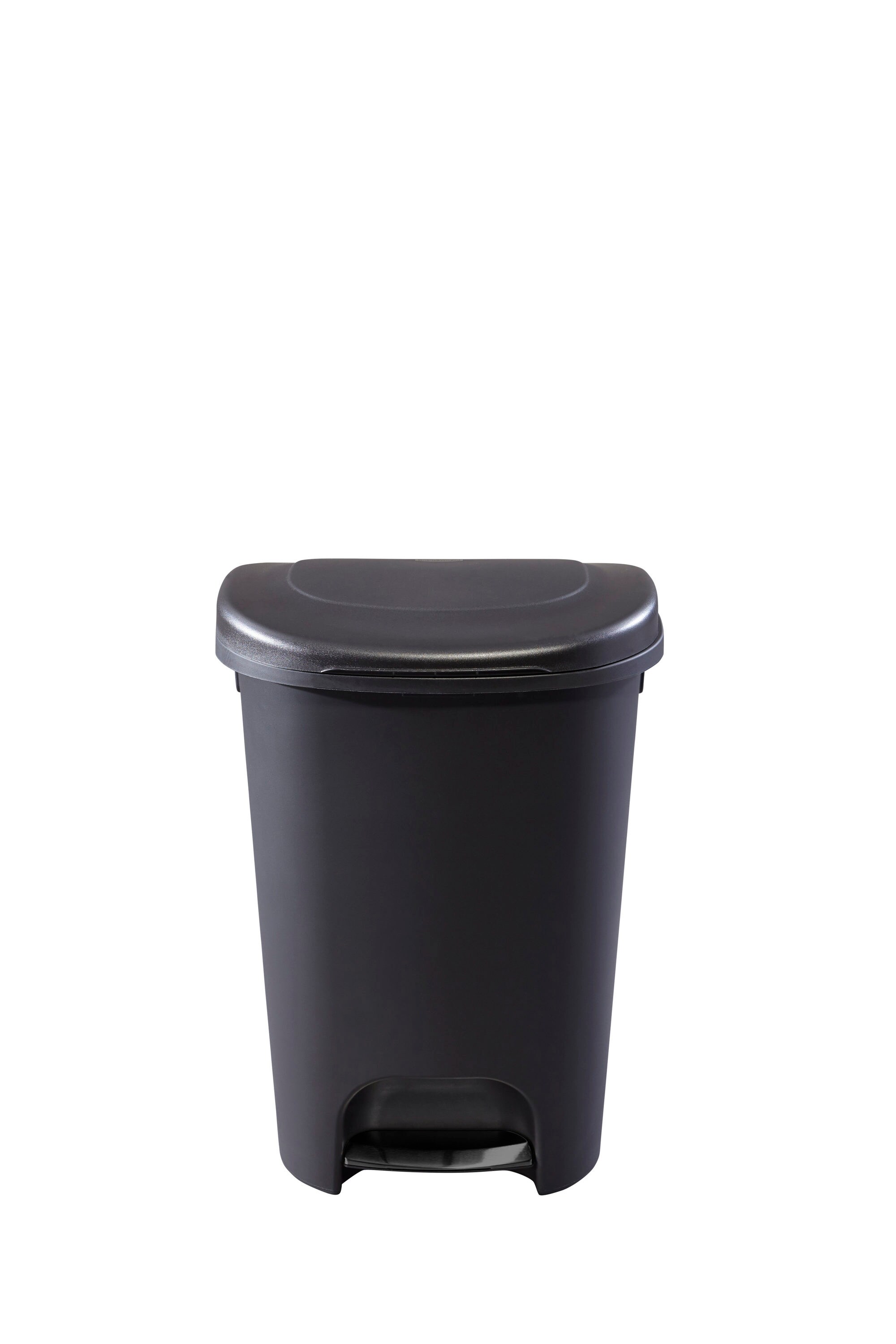 Home Logic 13-Gallon Black Plastic Trash Can with Lid at