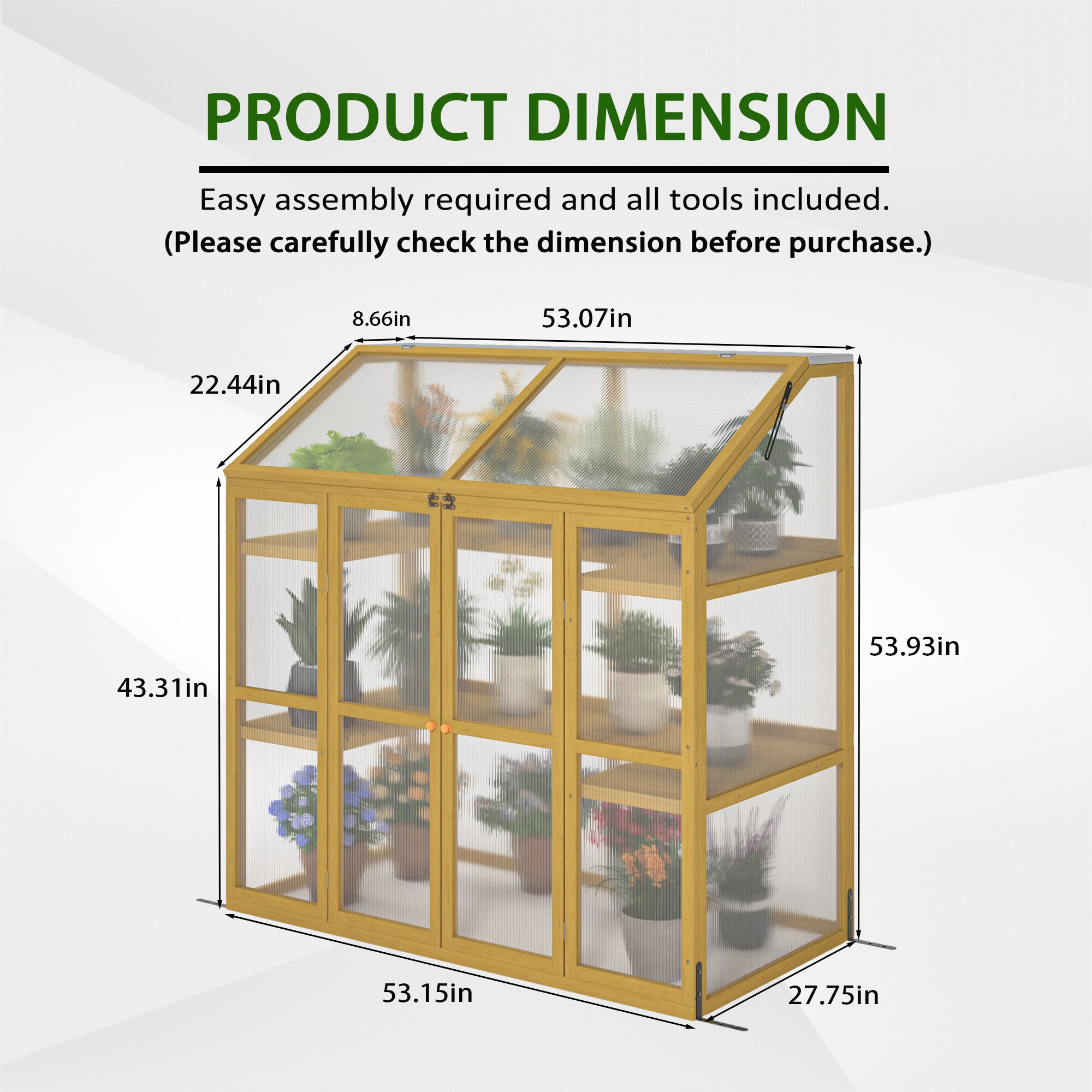 BABOOM BOM-235934-OR greenhouses - View #3