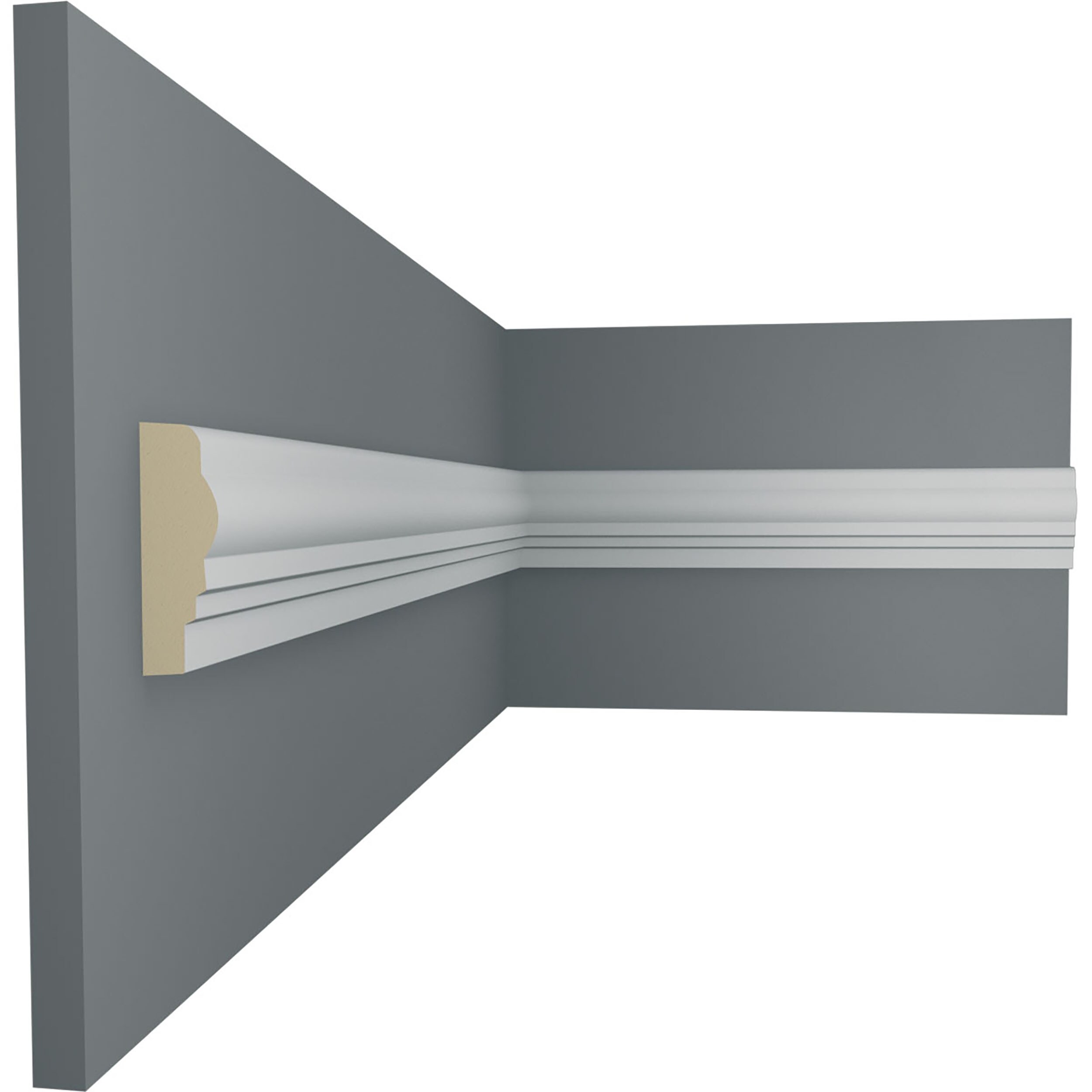 Ekena Millwork PML01X01HI Chair-Rail-Moulding - View #5
