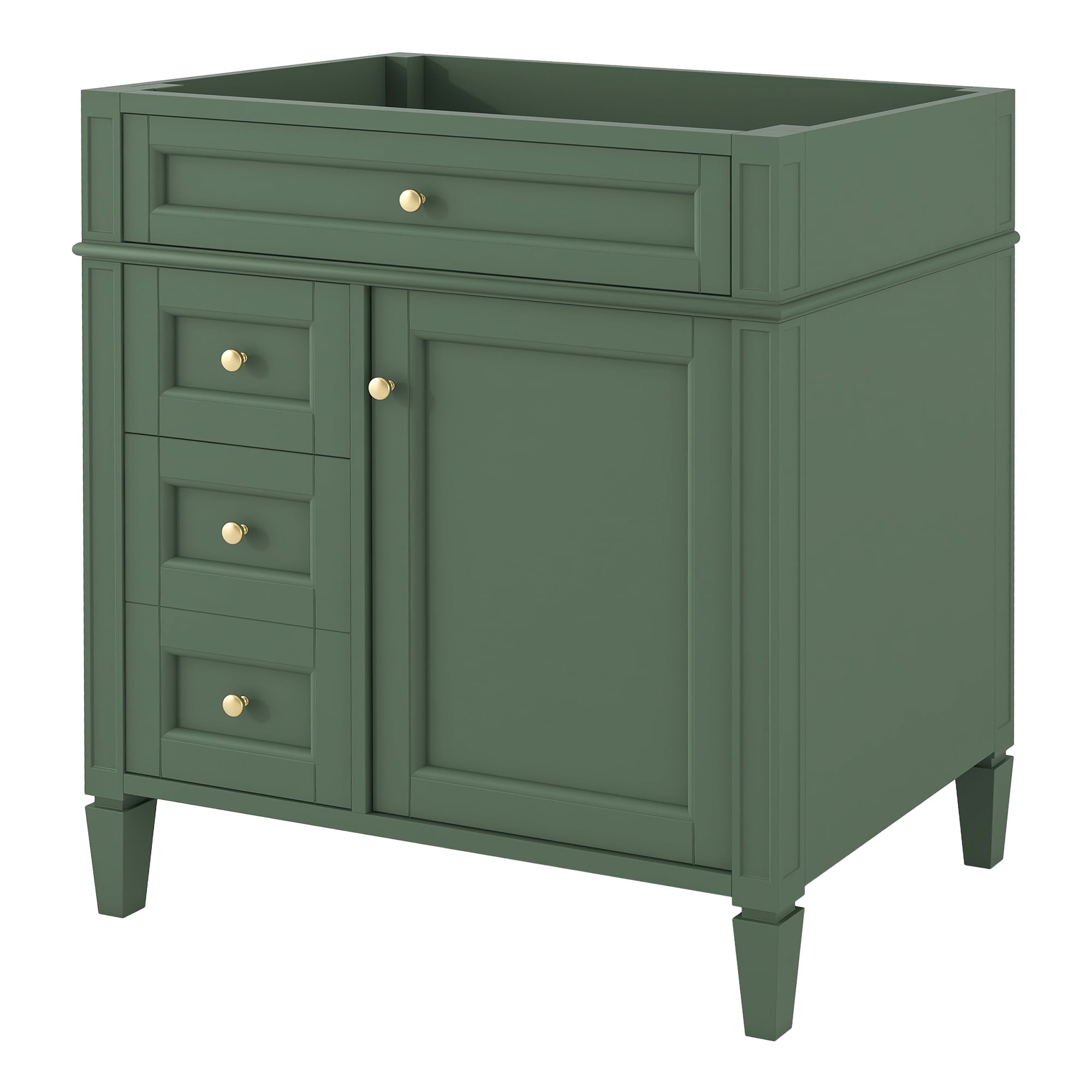 MooxvMoo 30-in Bathroom Vanity without Top Sink Modern Bathroom Storage Cabinet