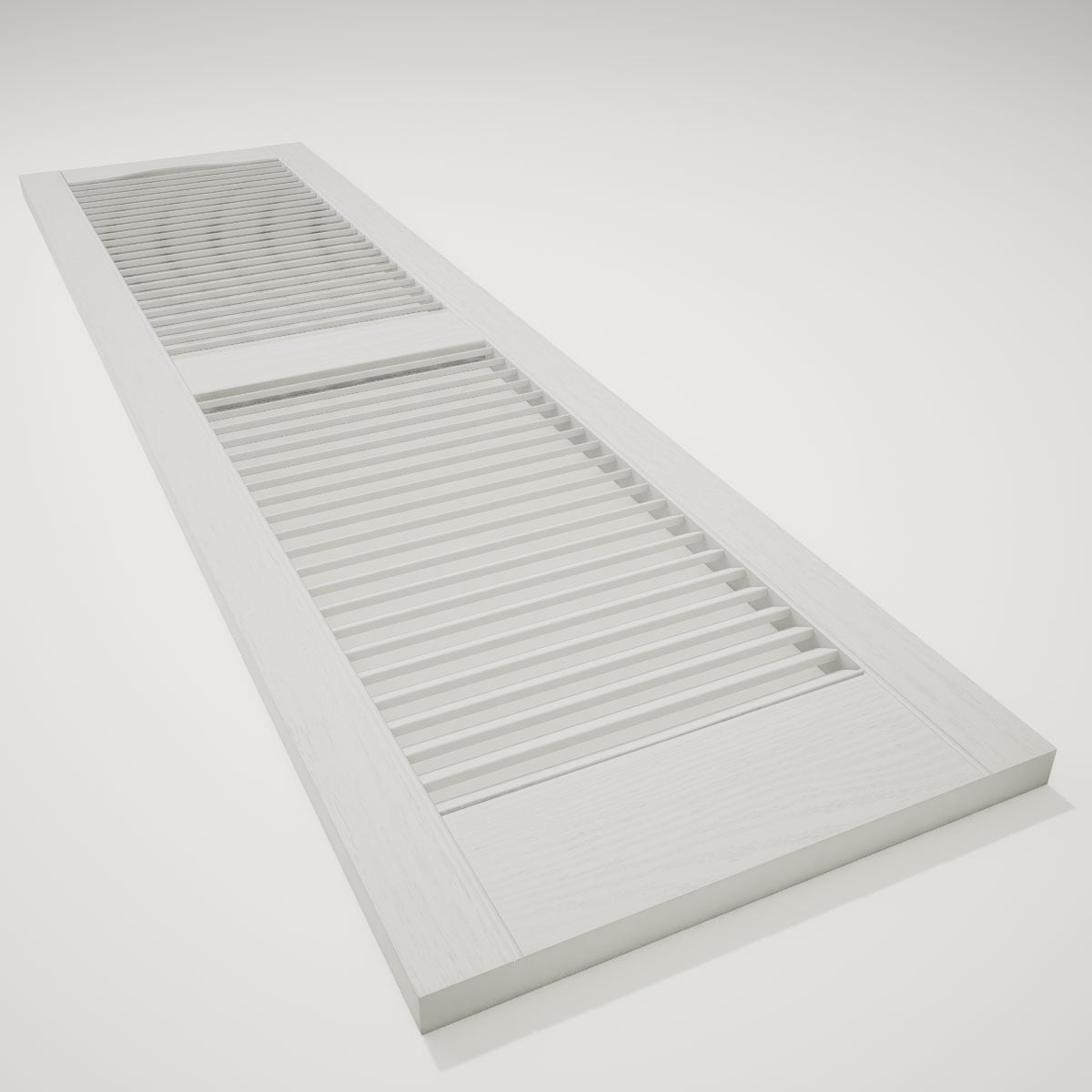 Ekena Millwork LL1C12X05100WH Exterior-Shutters - View #5