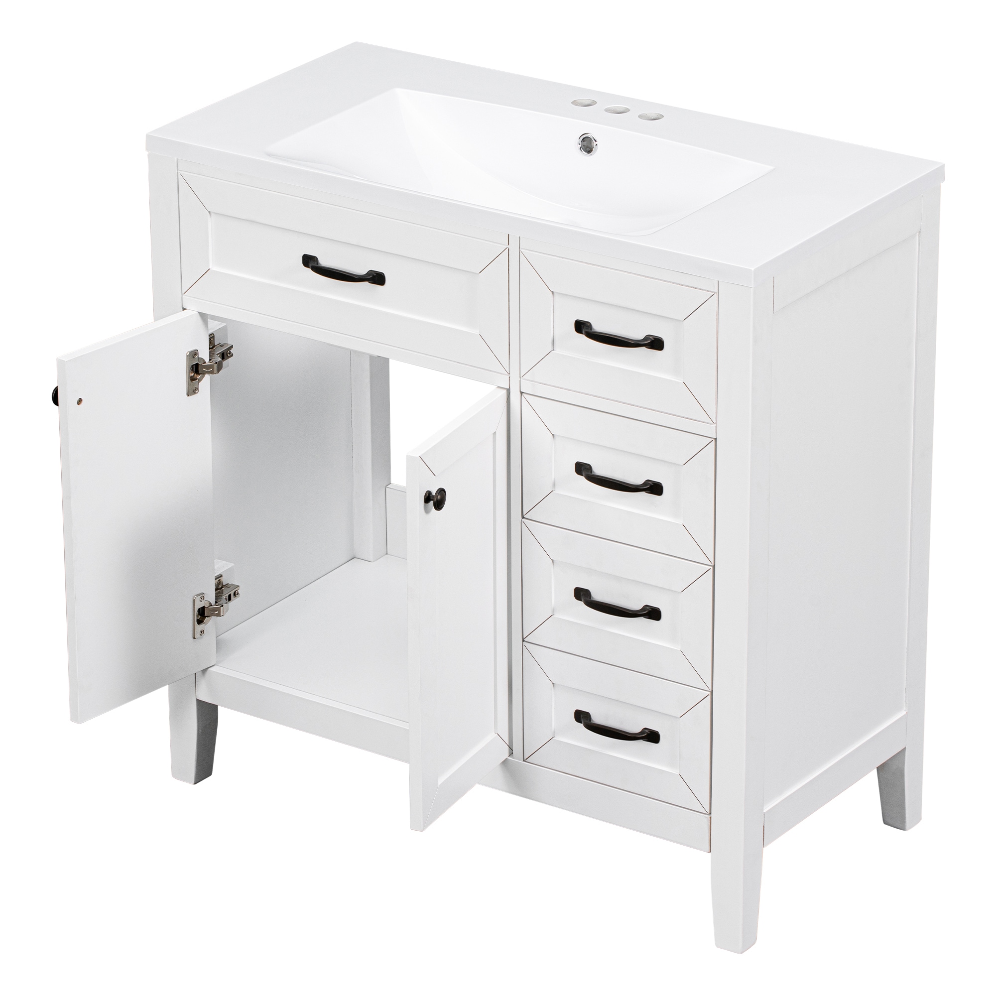 WELLFOR NIE-N7VT007 Bath-Vanity-Combo - View #11