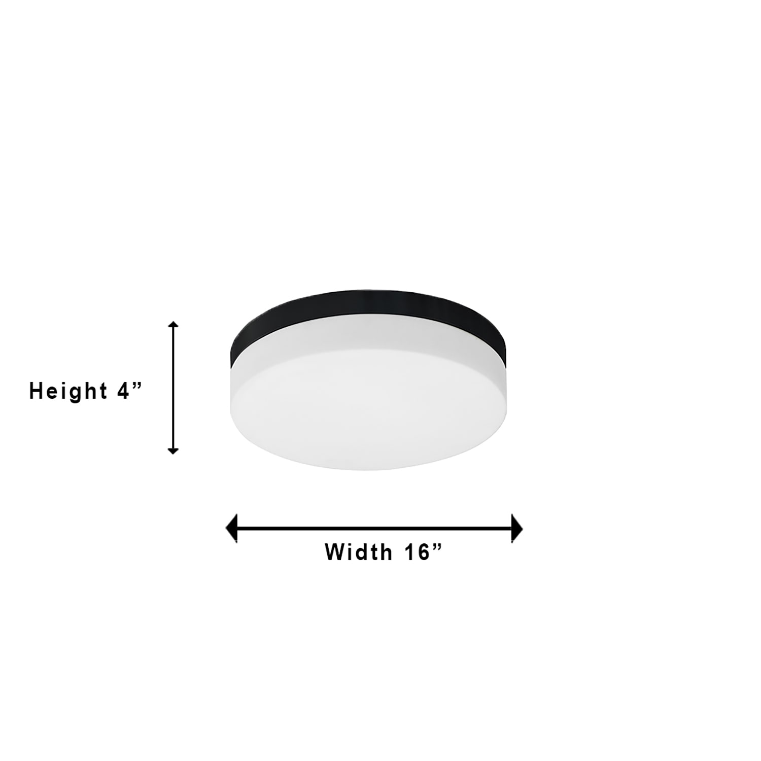 Whitfield Lighting FM52-16BK flushmounts - View #3