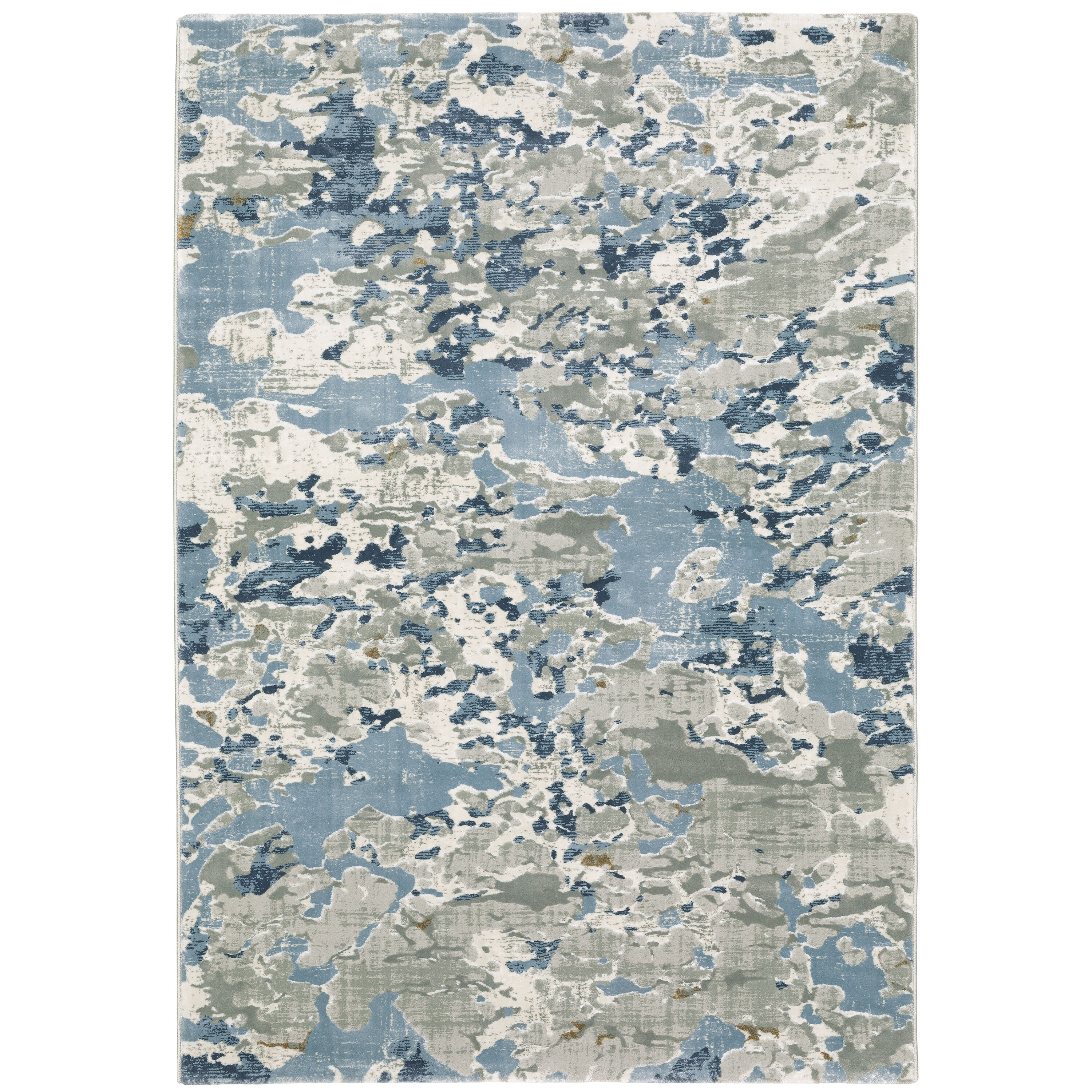 Archer Lane 331EAST7E5L Camdale 5 x 8 (ft) Polypropylene Gray Rectangular Indoor Abstract Bohemian/Eclectic Area rug