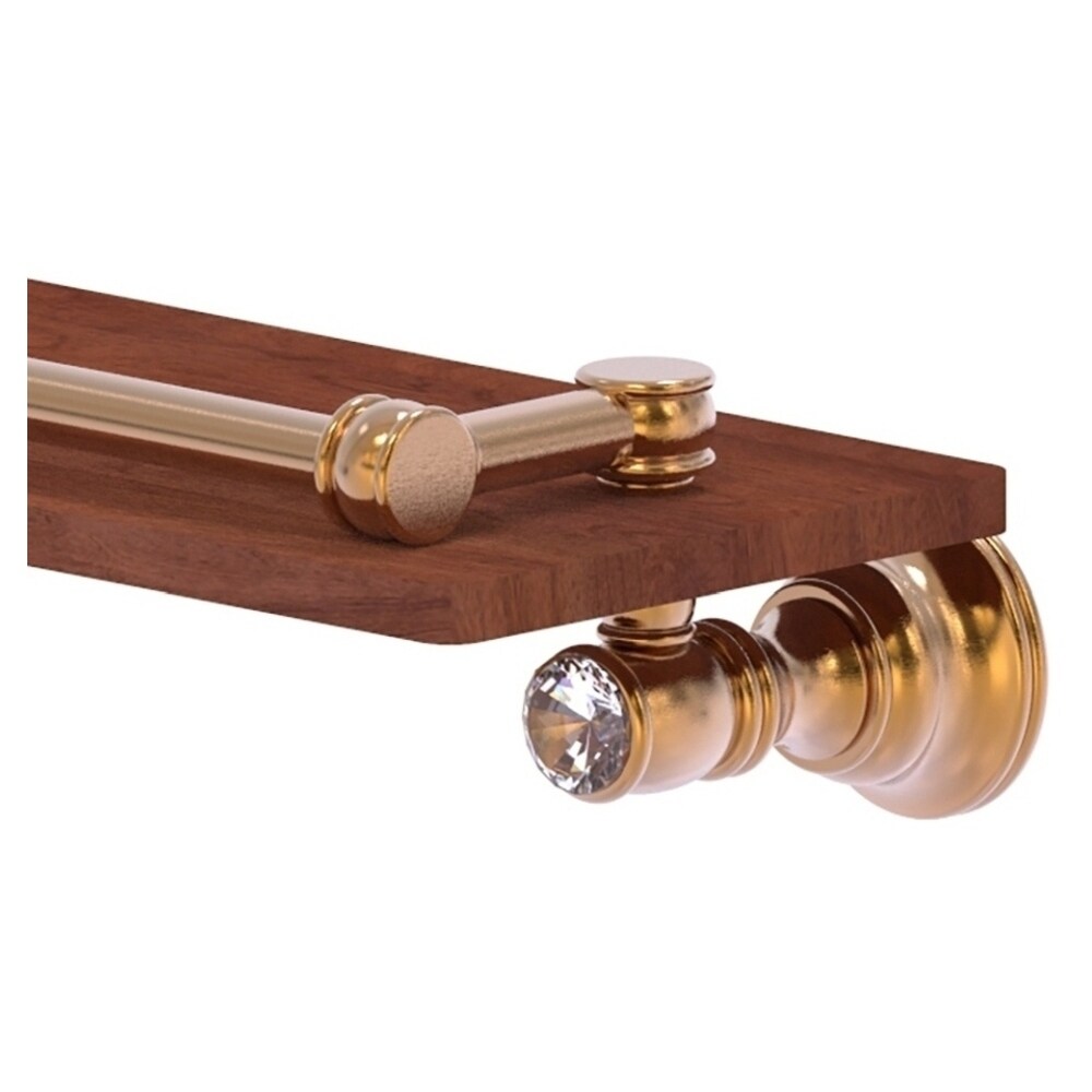 Allied Brass CC-1-22-GAL-IRW-BBR Bathroom-Shelves - View #2