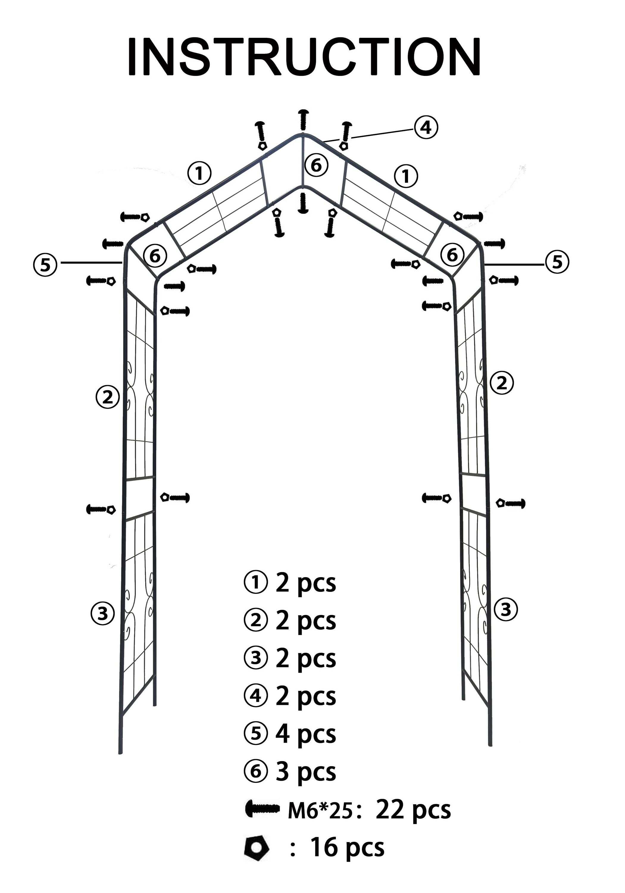 Damerin AGOP-20 Garden-Trellis - View #11