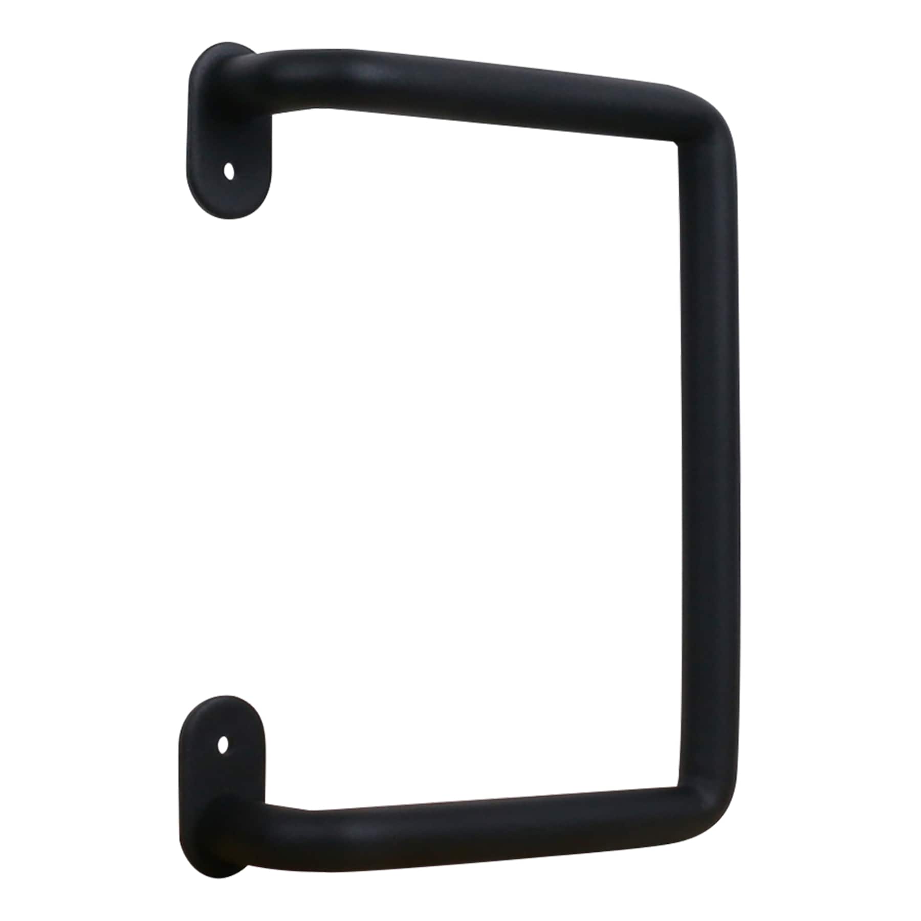 National Hardware N700-103 Matte Matte Black Indoor Single Double Barn door handle