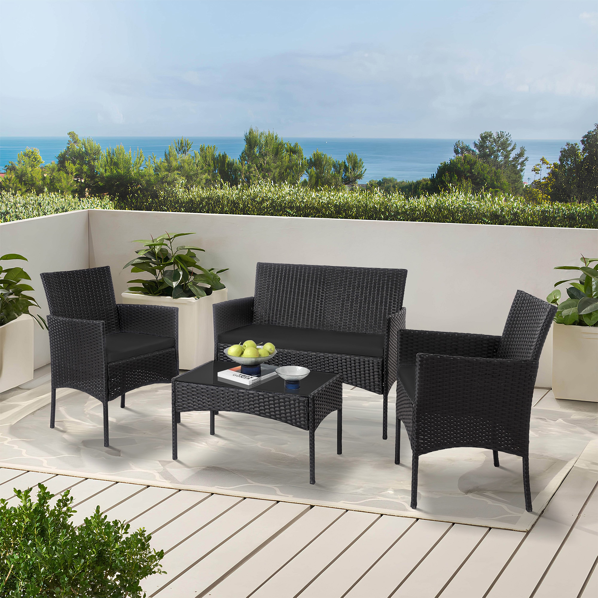 Grearden HZNF510-DGY Patio-Conversation-Sets - View #3