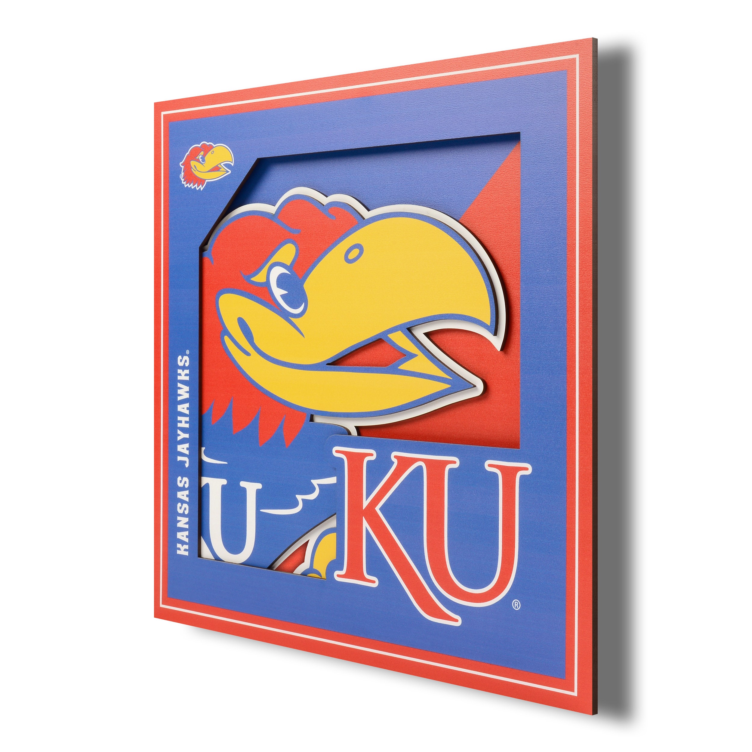 YouTheFan NCAA Louisville Cardinals 3D Logo Series Wall Art - 12x12