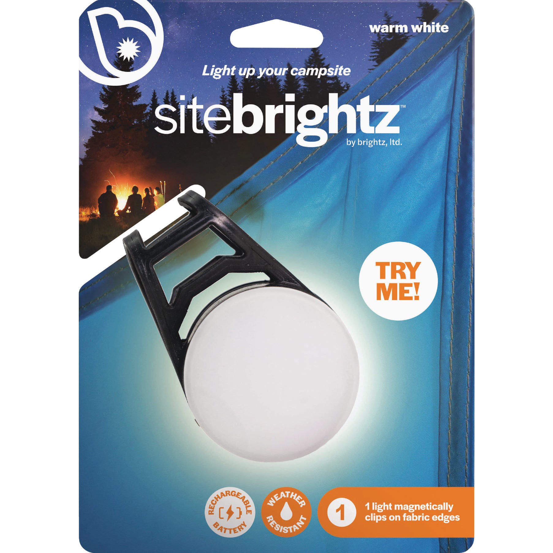 Brightz  Site Camping LED Light White 1 pk