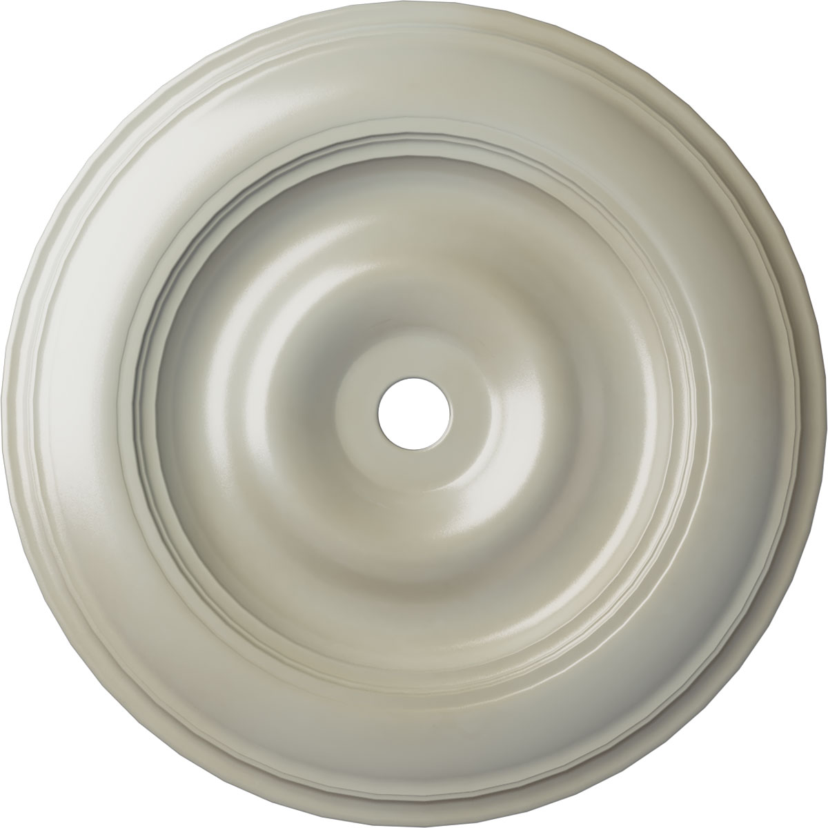Ekena Millwork CM44CLFBS Classic 44.5-in W x 44.5-in L Painted Flash Blue Polyurethane Whole Ceiling Medallion