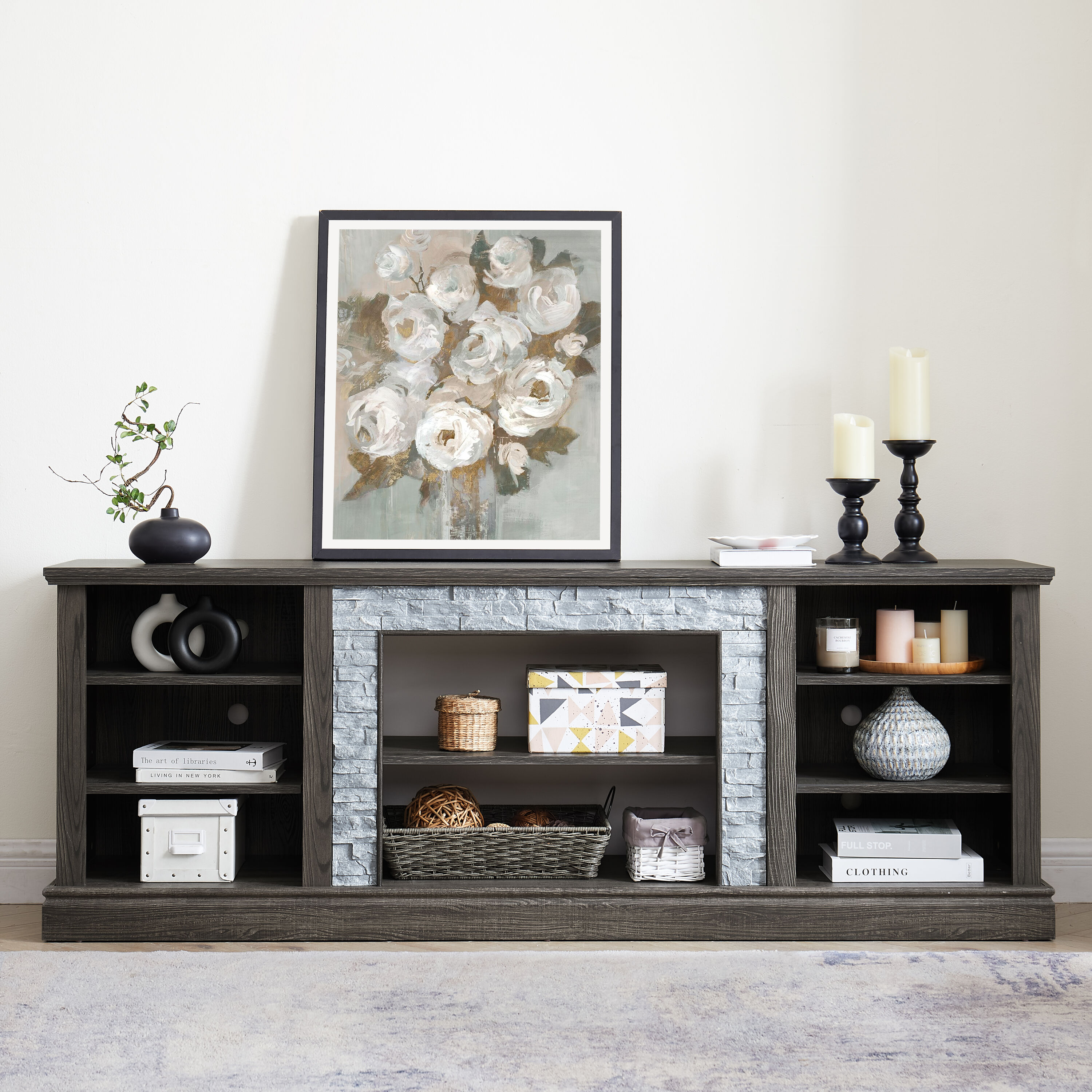 GZMR GZ-MD-V1-BKWH-RGB Tv-Stands - View #4