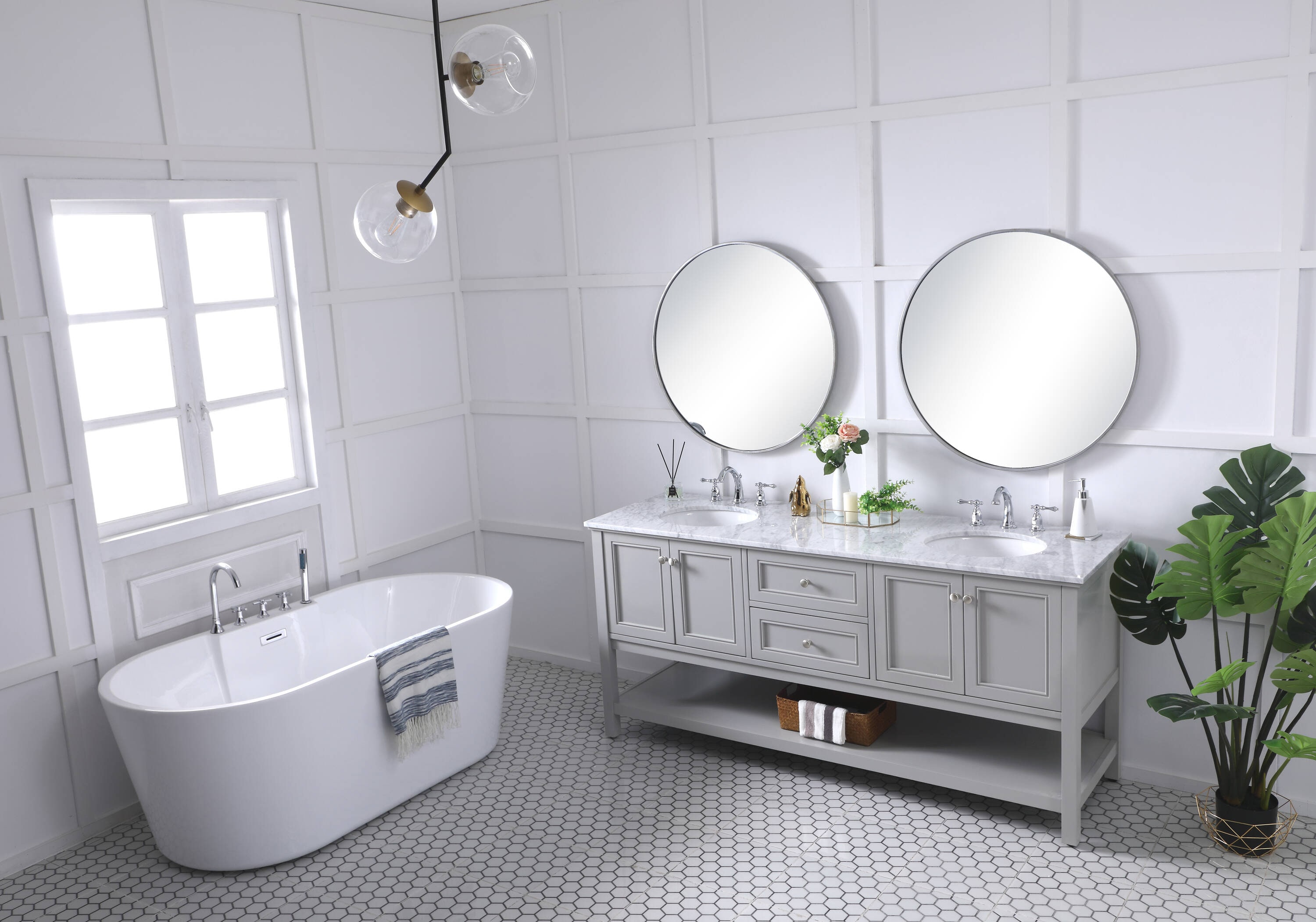 Elegant Decor HF81216GR Bath-Vanity-Combo - View #12
