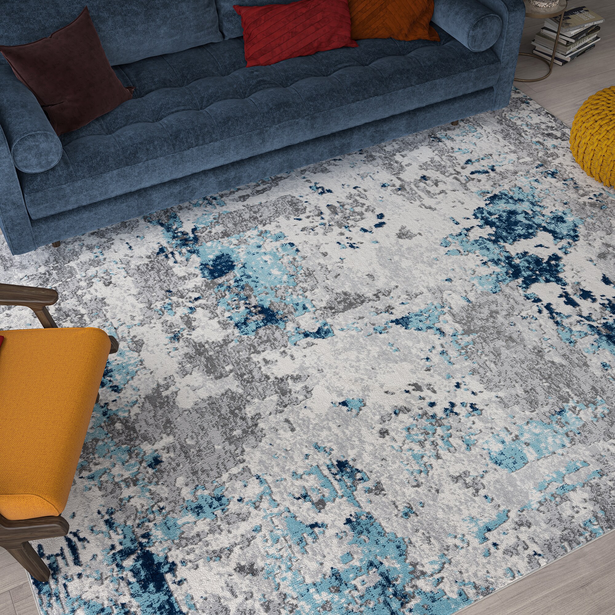 Tayse DYN1006 2X8 rugs - View #7