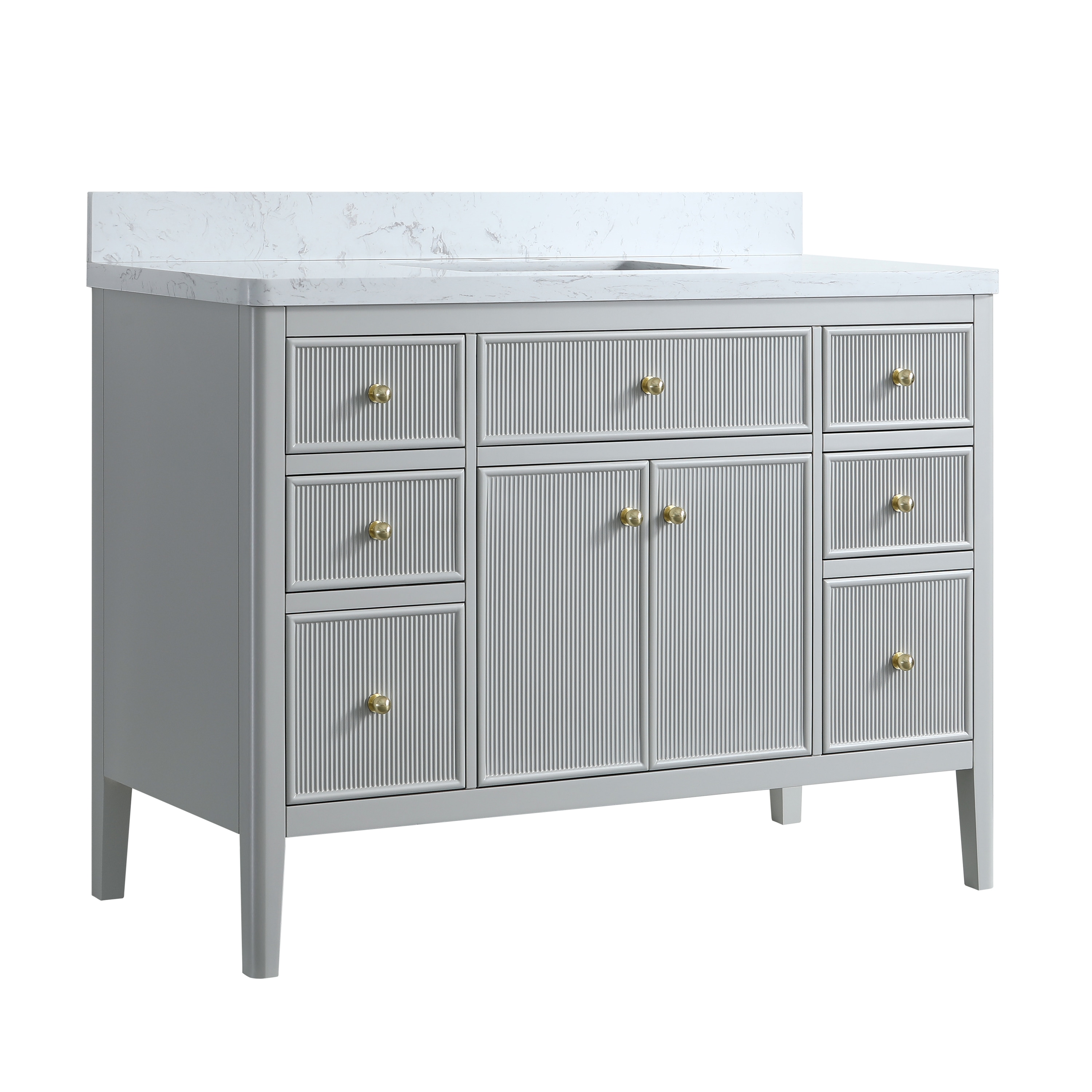 WELLFOR WA-BGF-9648 Bath-Vanity-Combo - View #6