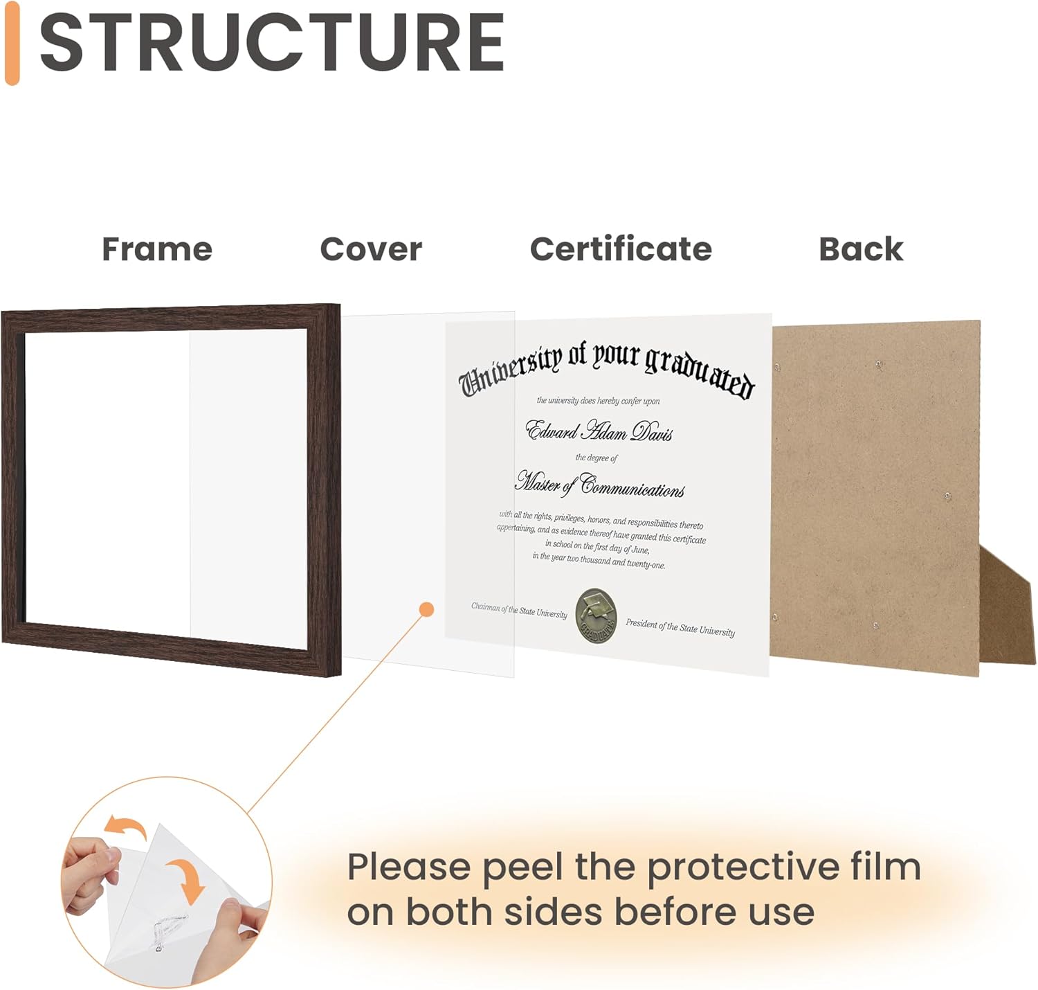 Upsimples B0D7CDXQSS Picture-Frames - View #2