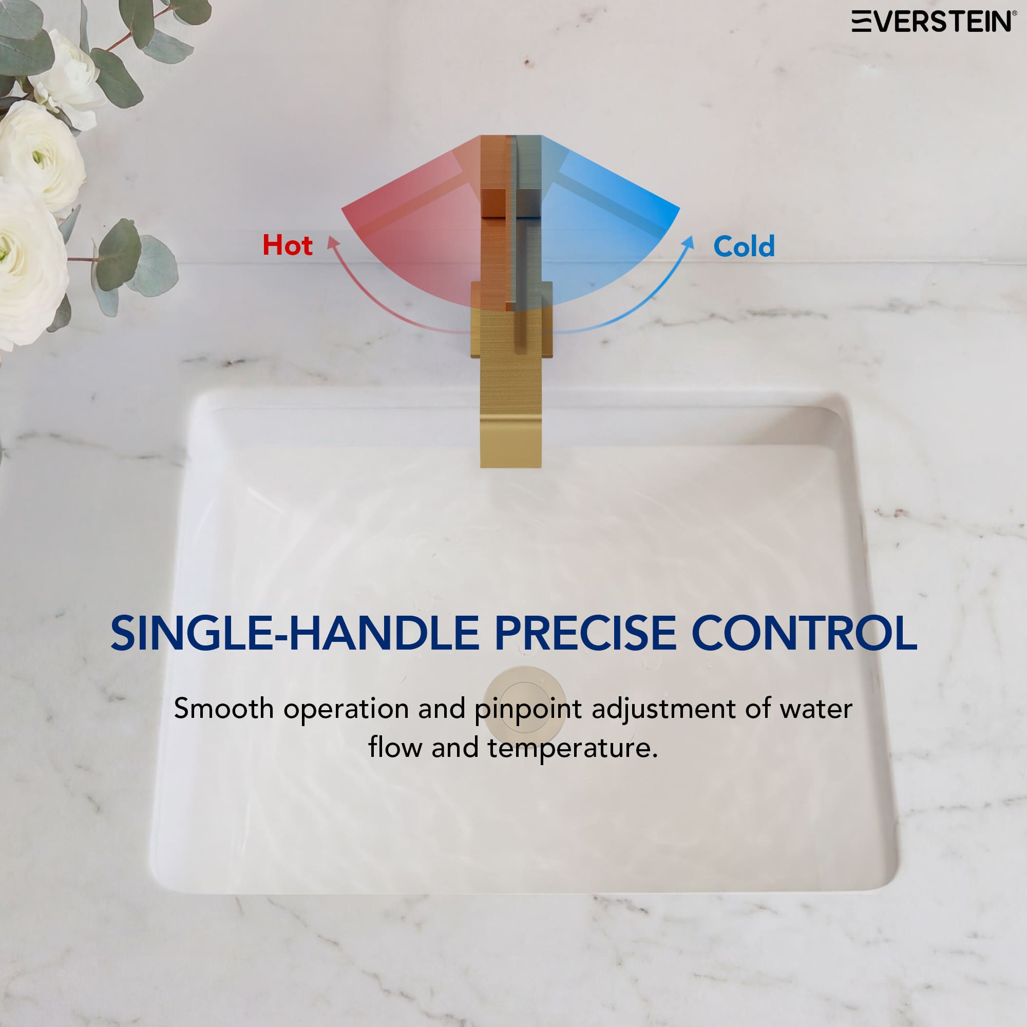 EVERSTEIN SFS-1311B-GD Lavatory-Faucets - View #4