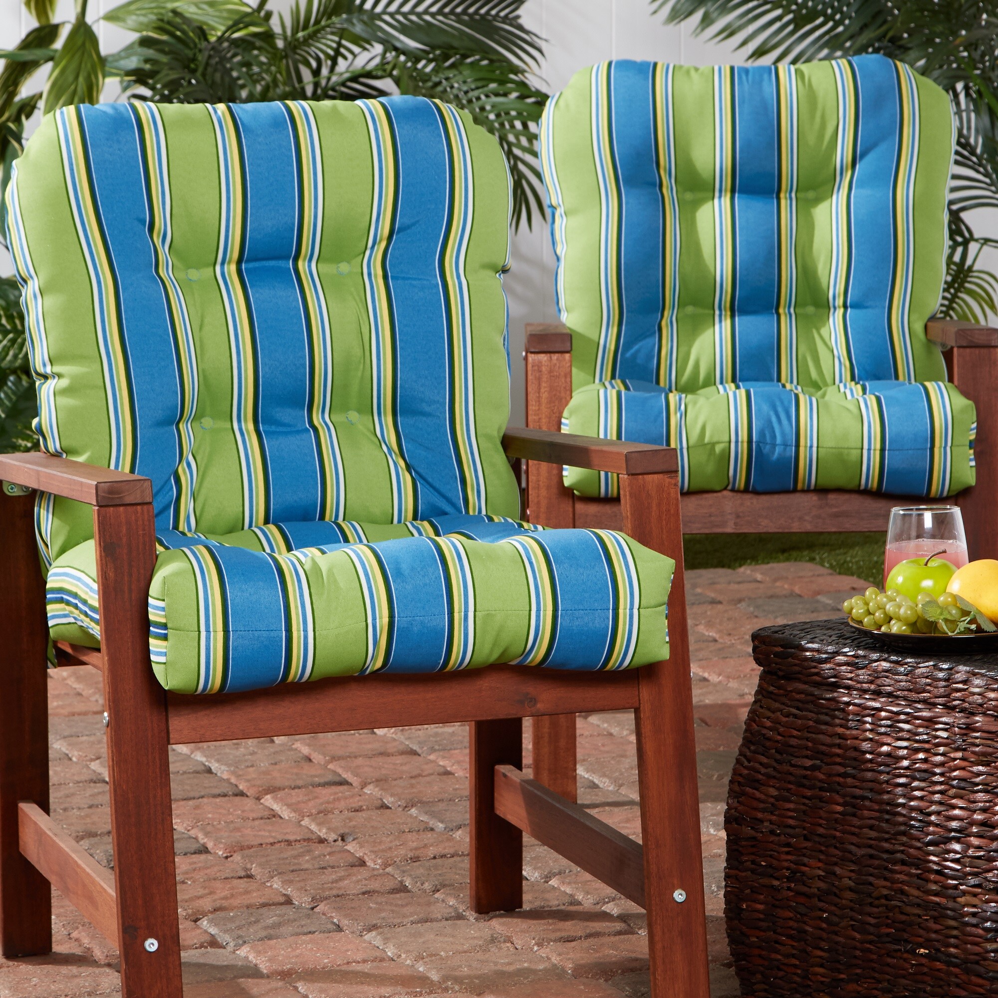 Greendale Home Fashions OC6815S2-CAYMAN Patio-Furniture-Cushions - View #7