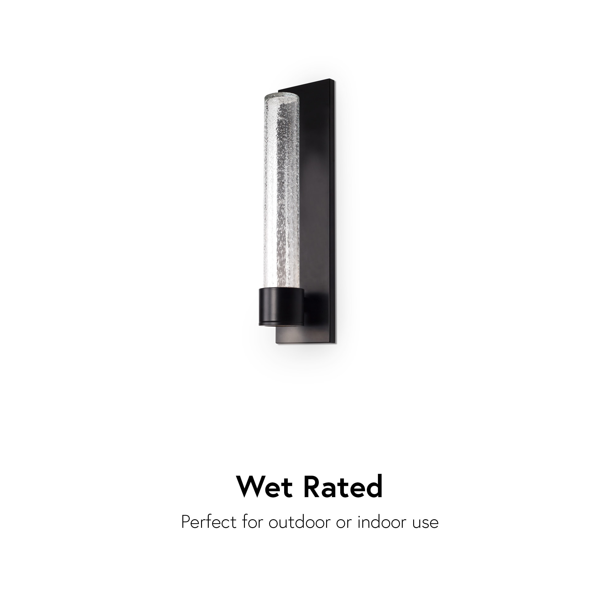 Copenhagen Sleek Black Aluminum LED Dimmable Wall Sconce