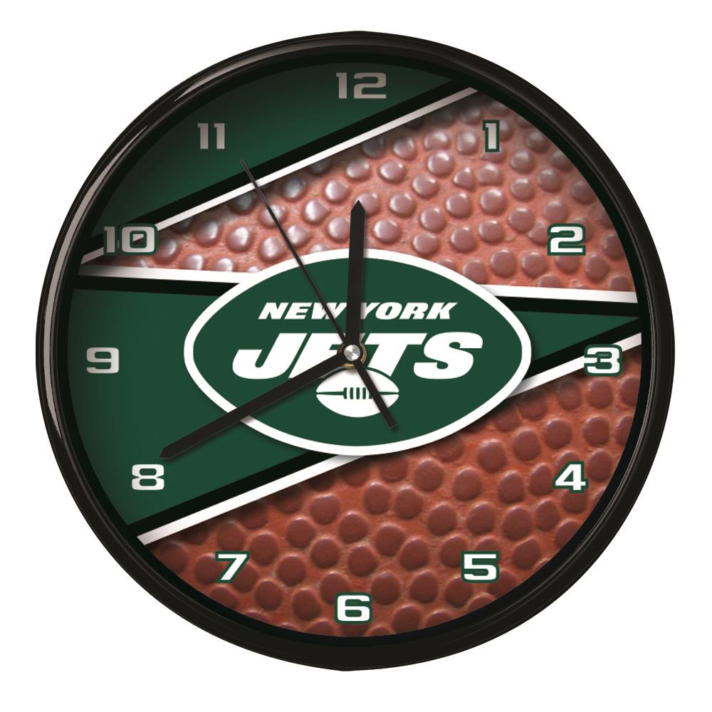 The Memory Company New York Jets NFL Analog Round Wall Classic