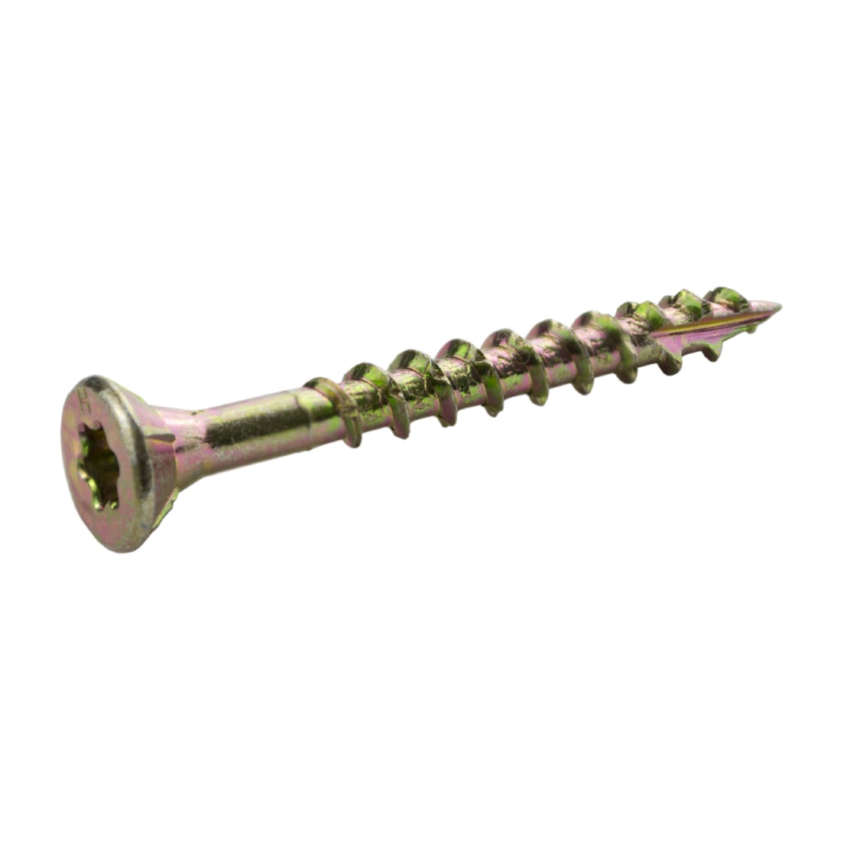 Gold Color Wood Screws, 1 Inch Screws for Cast Iron Hooks 