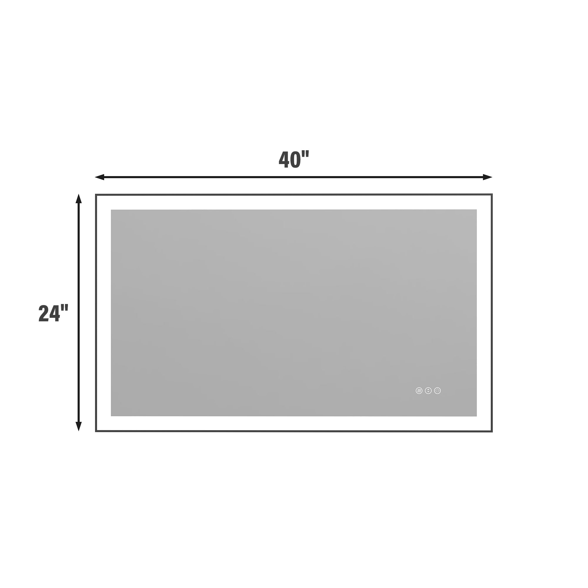 CASAINC MD04-2436SF1 Framed-Bath-Mirrors - View #9