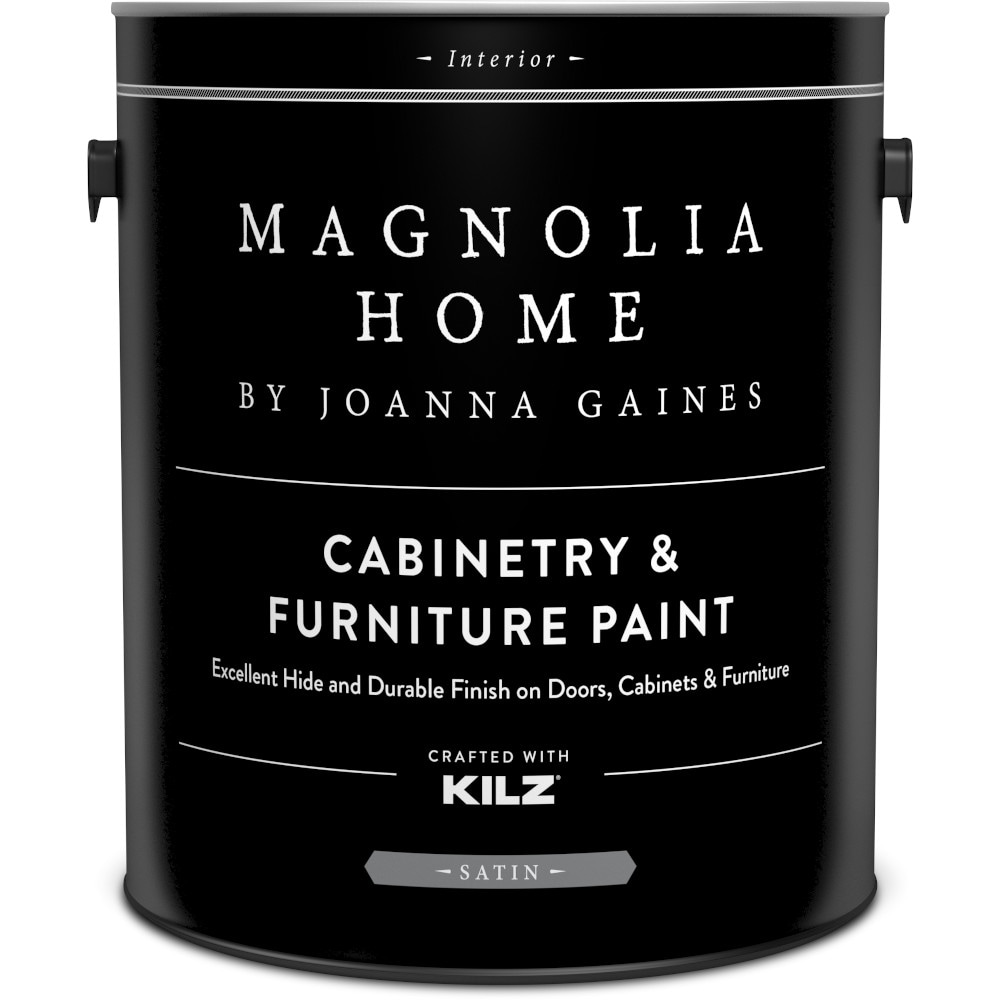 Magnolia Home Magnolia Home by Joanna Gaines Satin Base 3 Tintable Cabinet  and Furniture Paint Enamel (1-Gallon) in the Cabinet & Furniture Paint  department at