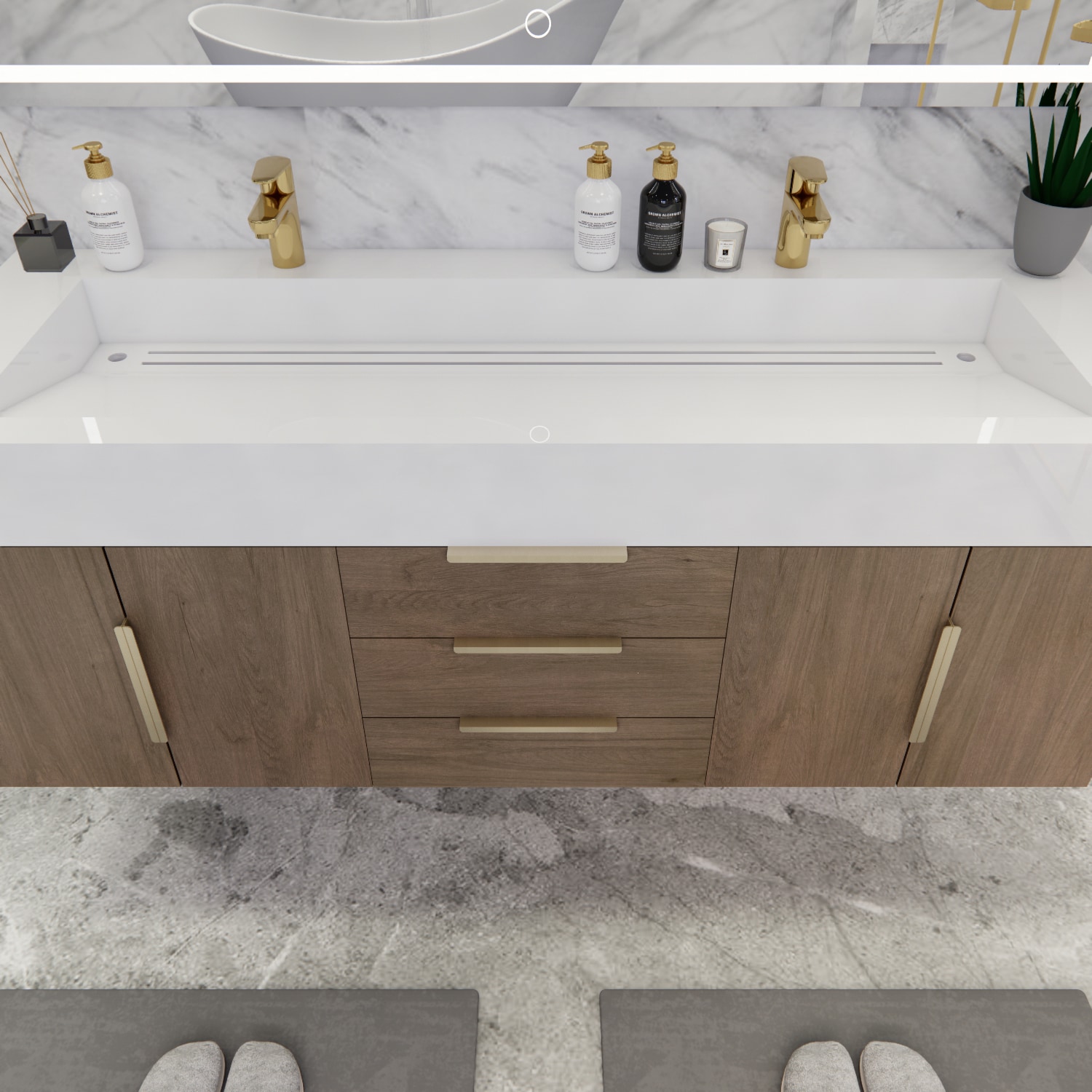 BV Better Vanity BT001-60DWO Bath-Vanity-Combo - View #5