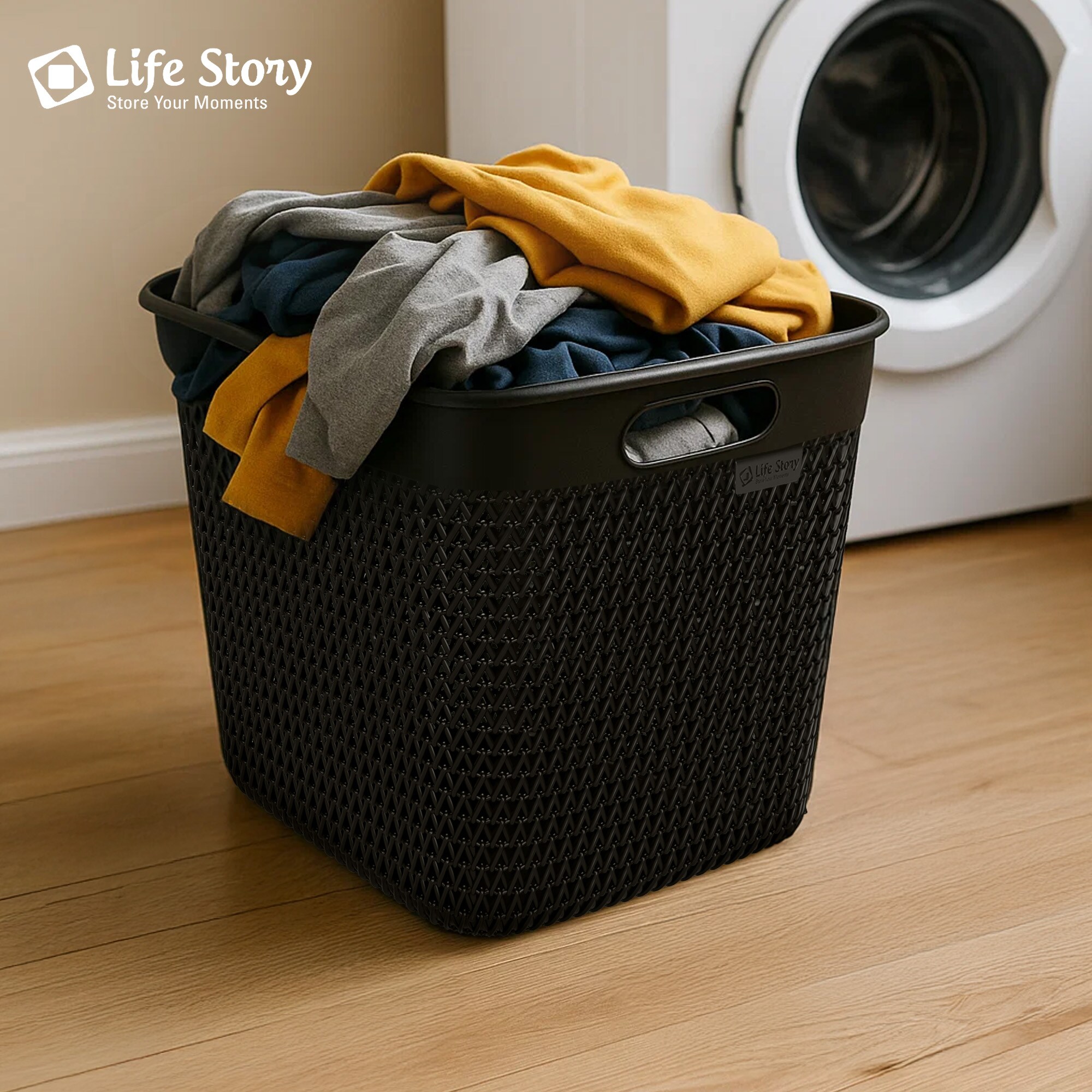 Life Story BA-26BLK04VM Hamper-Baskets - View #4
