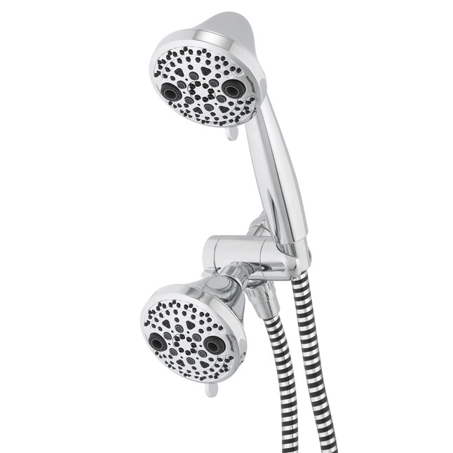 Oxygenics PowerMassage Combo 2 GPM Multi-Function Hand Shower Package with Hose Chrome 