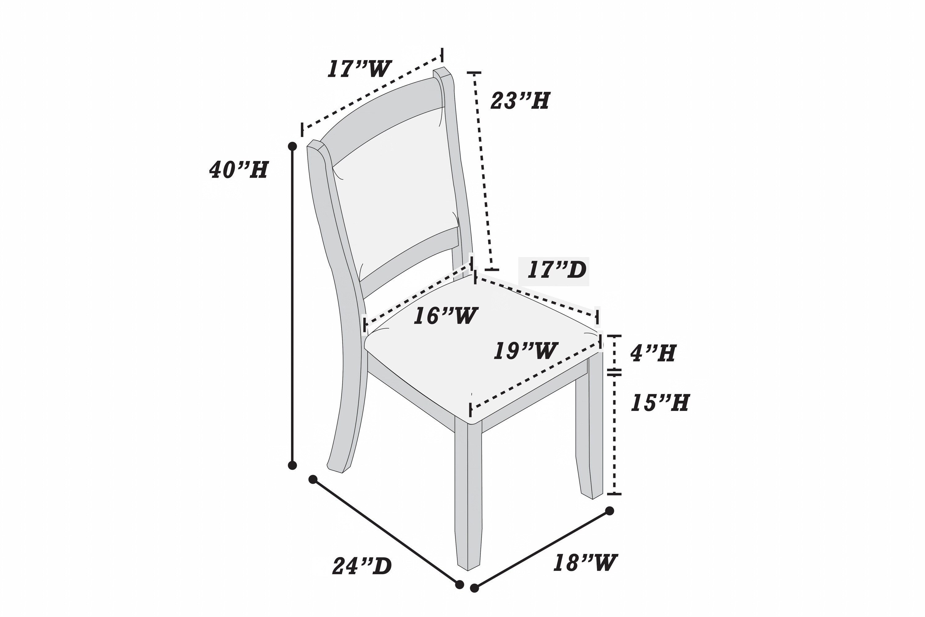 Clihome CL-DLS703BK Dining-Sets - View #7